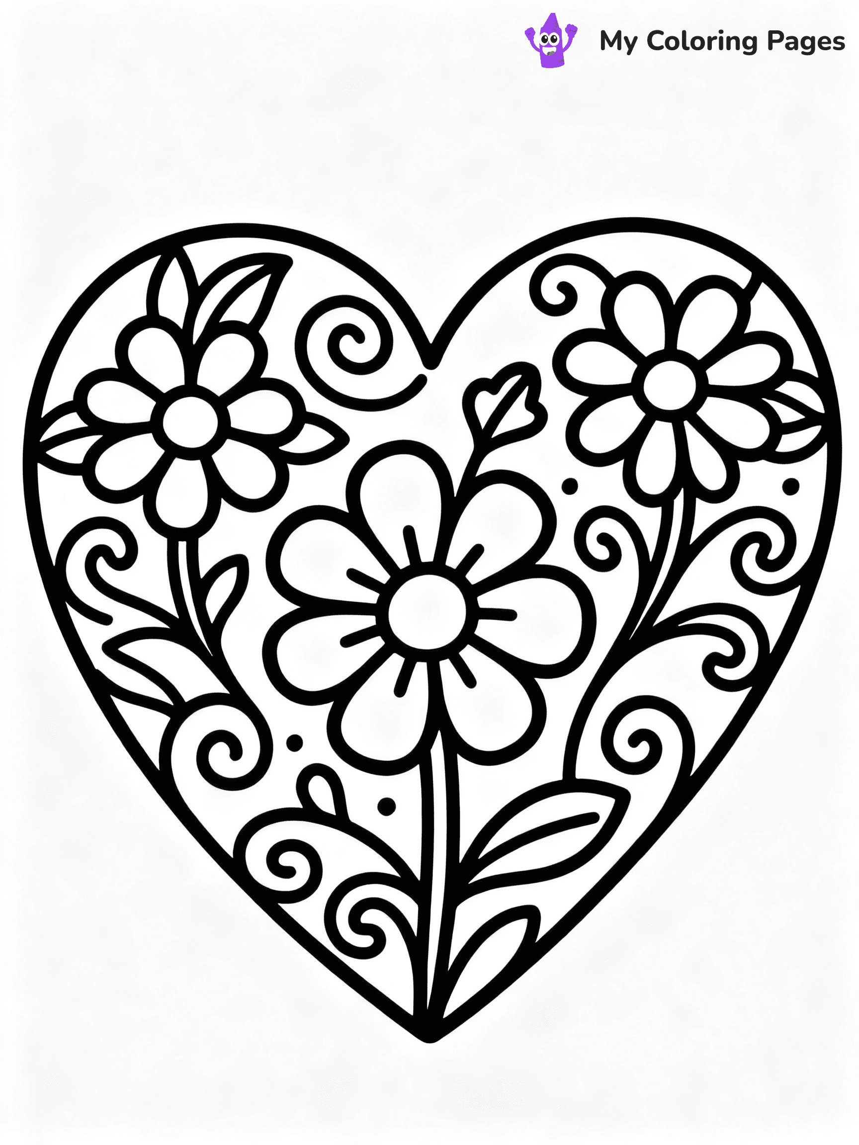 ⚠️ CRITICAL REQUIREMENT - ABSOLUTE BLACK AND WHITE ONLY ⚠️
This MUST be a BLACK AND WHITE line drawing ONLY. NO COLORS whatsoever.
- ONLY pure black lines (#000000) on pure white background (#FFFFFF)
- ABSOLUTELY NO colors, NO shading, NO gradients, NO grayscale
- If there are ANY colors in the output, the image is REJECTED
- This is a COLORING PAGE - meant to be COLORED IN by children
- The output must be UNCOLORED line art ready for coloring
⚠️ SUBJECT TO DRAW: Heart with intricate floral designs, swirling vines, elegant outline style
(REMEMBER: Output must be BLACK AND WHITE line art only, NOT colored!)
# COLORING PAGE: BLACK OUTLINES ONLY - WHITE BACKGROUND MANDATORY
Create a **coloring book page** using EXACTLY two values: black lines, white space.
## NON-NEGOTIABLE BINARY RULES
- **ONLY #000000 (black) and #FFFFFF (white)** - NO other values exist
- **EVERY PIXEL = BLACK OR WHITE** - no gray/shading/antialiasing
- **WHITE BACKGROUND MANDATORY** - entire canvas stays white
- **ALL SHAPES HOLLOW** - everything is empty outlines waiting to be colored
- **FORBIDDEN:** fills, shading, gradients, patterns, textures, colors
- **NO SOLID REGIONS** - if it's not a thin line, it's wrong
## Universal Line Standards
- Black outlines ONLY - thin, uniform weight
- Every shape completely empty inside
- Closed contours suitable for coloring
- Simple flat illustration - zero depth/3D/realism
- **Style:** Whimsical Doodle Art Alley - rounded, friendly outlines (unless specified)
## Everything = Outline Only
- Characters/animals: hollow shapes
- Objects/clothing: empty contours
- Backgrounds/scenery: line work only
- Natural elements: outlined forms
- Dark/night areas: don't exist (use outlined symbols)
- Textures/patterns: convert to simple lines
## The Test
Can a child color EVERY white space with crayons? If any area is pre-filled/shaded/gray or colored in, it FAILS. Every shape must be waiting to receive color.
**FINAL OUTPUT**: Binary coloring page. Black lines define shapes. White spaces ready for coloring. Nothing else exists. No exceptions. Print-ready.
⚠️ FINAL REMINDER: Draw the subject "Heart with intricate floral designs, swirling vines, elegant outline style" as BLACK AND WHITE line art. Zero colors in output.