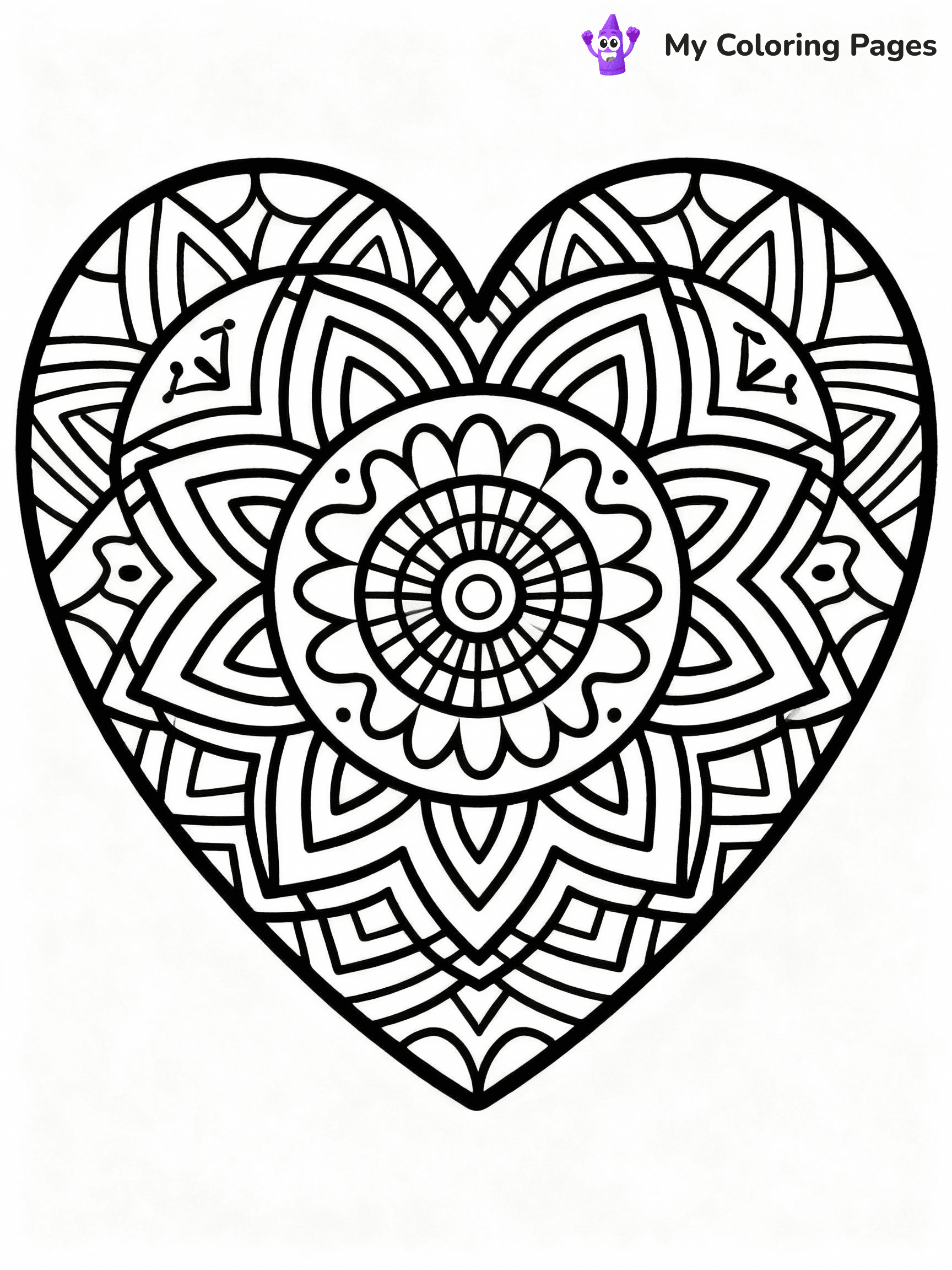 ⚠️ CRITICAL REQUIREMENT - ABSOLUTE BLACK AND WHITE ONLY ⚠️
This MUST be a BLACK AND WHITE line drawing ONLY. NO COLORS whatsoever.
- ONLY pure black lines (#000000) on pure white background (#FFFFFF)
- ABSOLUTELY NO colors, NO shading, NO gradients, NO grayscale
- If there are ANY colors in the output, the image is REJECTED
- This is a COLORING PAGE - meant to be COLORED IN by children
- The output must be UNCOLORED line art ready for coloring
⚠️ SUBJECT TO DRAW: Heart-shaped mandala with geometric patterns, symmetrical design, detailed outline style
(REMEMBER: Output must be BLACK AND WHITE line art only, NOT colored!)
# COLORING PAGE: BLACK OUTLINES ONLY - WHITE BACKGROUND MANDATORY
Create a **coloring book page** using EXACTLY two values: black lines, white space.
## NON-NEGOTIABLE BINARY RULES
- **ONLY #000000 (black) and #FFFFFF (white)** - NO other values exist
- **EVERY PIXEL = BLACK OR WHITE** - no gray/shading/antialiasing
- **WHITE BACKGROUND MANDATORY** - entire canvas stays white
- **ALL SHAPES HOLLOW** - everything is empty outlines waiting to be colored
- **FORBIDDEN:** fills, shading, gradients, patterns, textures, colors
- **NO SOLID REGIONS** - if it's not a thin line, it's wrong
## Universal Line Standards
- Black outlines ONLY - thin, uniform weight
- Every shape completely empty inside
- Closed contours suitable for coloring
- Simple flat illustration - zero depth/3D/realism
- **Style:** Whimsical Doodle Art Alley - rounded, friendly outlines (unless specified)
## Everything = Outline Only
- Characters/animals: hollow shapes
- Objects/clothing: empty contours
- Backgrounds/scenery: line work only
- Natural elements: outlined forms
- Dark/night areas: don't exist (use outlined symbols)
- Textures/patterns: convert to simple lines
## The Test
Can a child color EVERY white space with crayons? If any area is pre-filled/shaded/gray or colored in, it FAILS. Every shape must be waiting to receive color.
**FINAL OUTPUT**: Binary coloring page. Black lines define shapes. White spaces ready for coloring. Nothing else exists. No exceptions. Print-ready.
⚠️ FINAL REMINDER: Draw the subject "Heart-shaped mandala with geometric patterns, symmetrical design, detailed outline style" as BLACK AND WHITE line art. Zero colors in output.