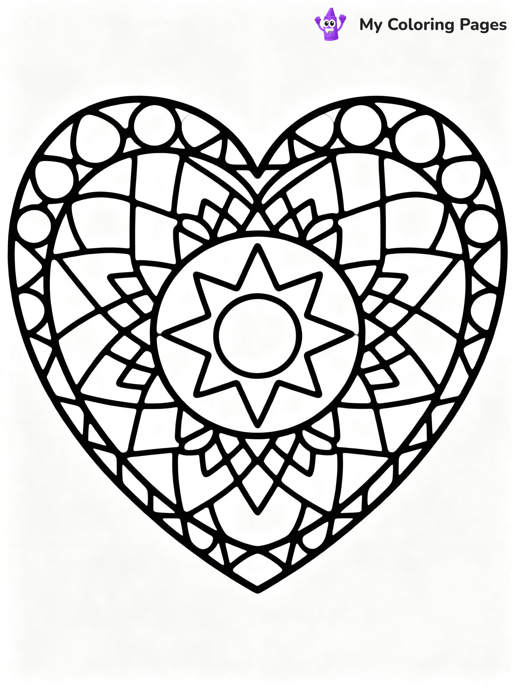 ⚠️ CRITICAL REQUIREMENT - ABSOLUTE BLACK AND WHITE ONLY ⚠️
This MUST be a BLACK AND WHITE line drawing ONLY. NO COLORS whatsoever.
- ONLY pure black lines (#000000) on pure white background (#FFFFFF)
- ABSOLUTELY NO colors, NO shading, NO gradients, NO grayscale
- If there are ANY colors in the output, the image is REJECTED
- This is a COLORING PAGE - meant to be COLORED IN by children
- The output must be UNCOLORED line art ready for coloring
⚠️ SUBJECT TO DRAW: Heart-shaped mandala with geometric patterns, symmetrical design, detailed outline style
(REMEMBER: Output must be BLACK AND WHITE line art only, NOT colored!)
# COLORING PAGE: BLACK OUTLINES ONLY - WHITE BACKGROUND MANDATORY
Create a **coloring book page** using EXACTLY two values: black lines, white space.
## NON-NEGOTIABLE BINARY RULES
- **ONLY #000000 (black) and #FFFFFF (white)** - NO other values exist
- **EVERY PIXEL = BLACK OR WHITE** - no gray/shading/antialiasing
- **WHITE BACKGROUND MANDATORY** - entire canvas stays white
- **ALL SHAPES HOLLOW** - everything is empty outlines waiting to be colored
- **FORBIDDEN:** fills, shading, gradients, patterns, textures, colors
- **NO SOLID REGIONS** - if it's not a thin line, it's wrong
## Universal Line Standards
- Black outlines ONLY - thin, uniform weight
- Every shape completely empty inside
- Closed contours suitable for coloring
- Simple flat illustration - zero depth/3D/realism
- **Style:** Whimsical Doodle Art Alley - rounded, friendly outlines (unless specified)
## Everything = Outline Only
- Characters/animals: hollow shapes
- Objects/clothing: empty contours
- Backgrounds/scenery: line work only
- Natural elements: outlined forms
- Dark/night areas: don't exist (use outlined symbols)
- Textures/patterns: convert to simple lines
## The Test
Can a child color EVERY white space with crayons? If any area is pre-filled/shaded/gray or colored in, it FAILS. Every shape must be waiting to receive color.
**FINAL OUTPUT**: Binary coloring page. Black lines define shapes. White spaces ready for coloring. Nothing else exists. No exceptions. Print-ready.
⚠️ FINAL REMINDER: Draw the subject "Heart-shaped mandala with geometric patterns, symmetrical design, detailed outline style" as BLACK AND WHITE line art. Zero colors in output.