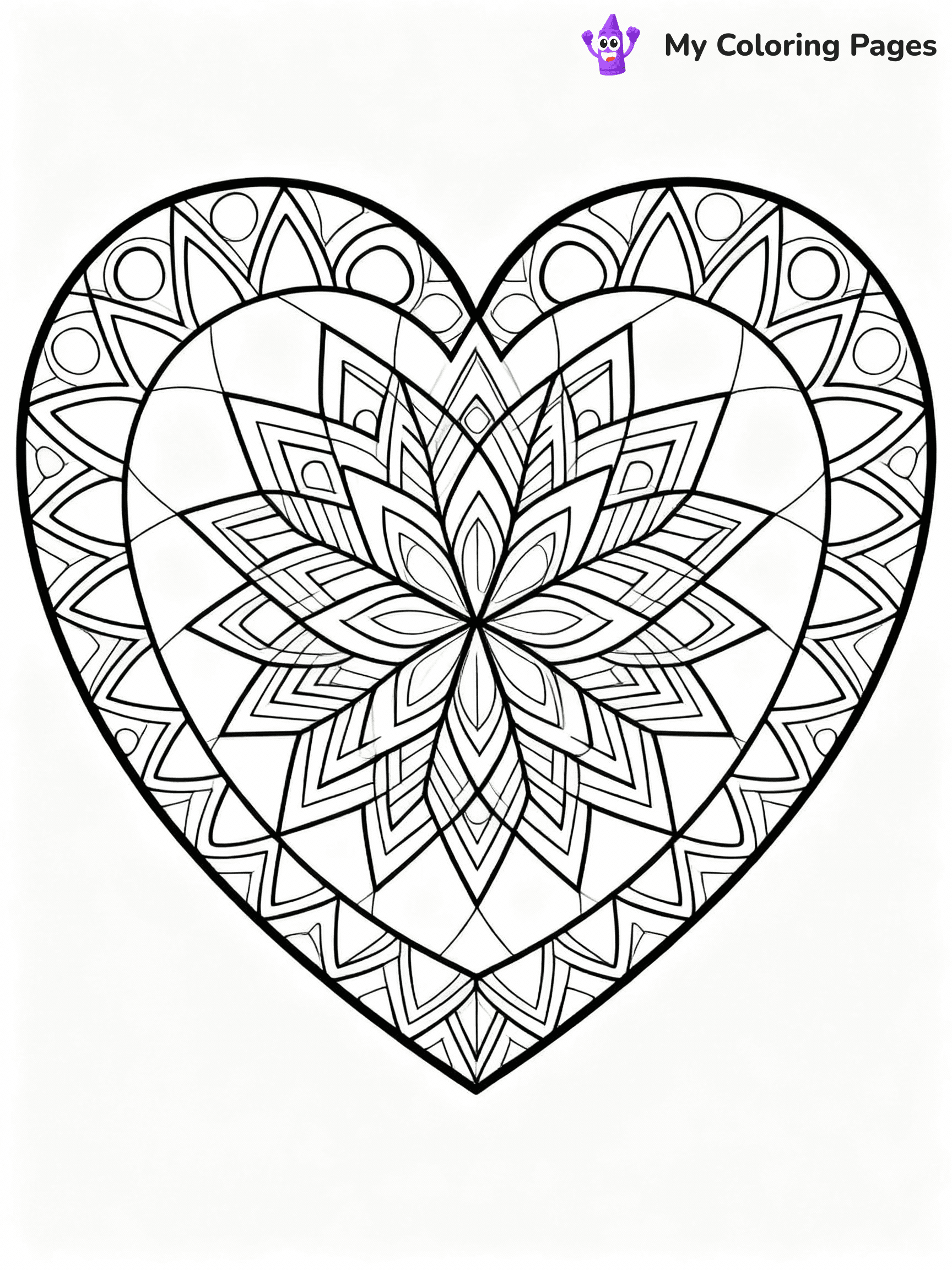 ⚠️ CRITICAL REQUIREMENT - ABSOLUTE BLACK AND WHITE ONLY ⚠️
This MUST be a BLACK AND WHITE line drawing ONLY. NO COLORS whatsoever.
- ONLY pure black lines (#000000) on pure white background (#FFFFFF)
- ABSOLUTELY NO colors, NO shading, NO gradients, NO grayscale
- If there are ANY colors in the output, the image is REJECTED
- This is a COLORING PAGE - meant to be COLORED IN by children
- The output must be UNCOLORED line art ready for coloring
⚠️ SUBJECT TO DRAW: Heart-shaped mandala with geometric patterns, symmetrical design, detailed outline style
(REMEMBER: Output must be BLACK AND WHITE line art only, NOT colored!)
# COLORING PAGE: BLACK OUTLINES ONLY - WHITE BACKGROUND MANDATORY
Create a **coloring book page** using EXACTLY two values: black lines, white space.
## NON-NEGOTIABLE BINARY RULES
- **ONLY #000000 (black) and #FFFFFF (white)** - NO other values exist
- **EVERY PIXEL = BLACK OR WHITE** - no gray/shading/antialiasing
- **WHITE BACKGROUND MANDATORY** - entire canvas stays white
- **ALL SHAPES HOLLOW** - everything is empty outlines waiting to be colored
- **FORBIDDEN:** fills, shading, gradients, patterns, textures, colors
- **NO SOLID REGIONS** - if it's not a thin line, it's wrong
## Universal Line Standards
- Black outlines ONLY - thin, uniform weight
- Every shape completely empty inside
- Closed contours suitable for coloring
- Simple flat illustration - zero depth/3D/realism
- **Style:** Whimsical Doodle Art Alley - rounded, friendly outlines (unless specified)
## Everything = Outline Only
- Characters/animals: hollow shapes
- Objects/clothing: empty contours
- Backgrounds/scenery: line work only
- Natural elements: outlined forms
- Dark/night areas: don't exist (use outlined symbols)
- Textures/patterns: convert to simple lines
## The Test
Can a child color EVERY white space with crayons? If any area is pre-filled/shaded/gray or colored in, it FAILS. Every shape must be waiting to receive color.
**FINAL OUTPUT**: Binary coloring page. Black lines define shapes. White spaces ready for coloring. Nothing else exists. No exceptions. Print-ready.
⚠️ FINAL REMINDER: Draw the subject "Heart-shaped mandala with geometric patterns, symmetrical design, detailed outline style" as BLACK AND WHITE line art. Zero colors in output.
