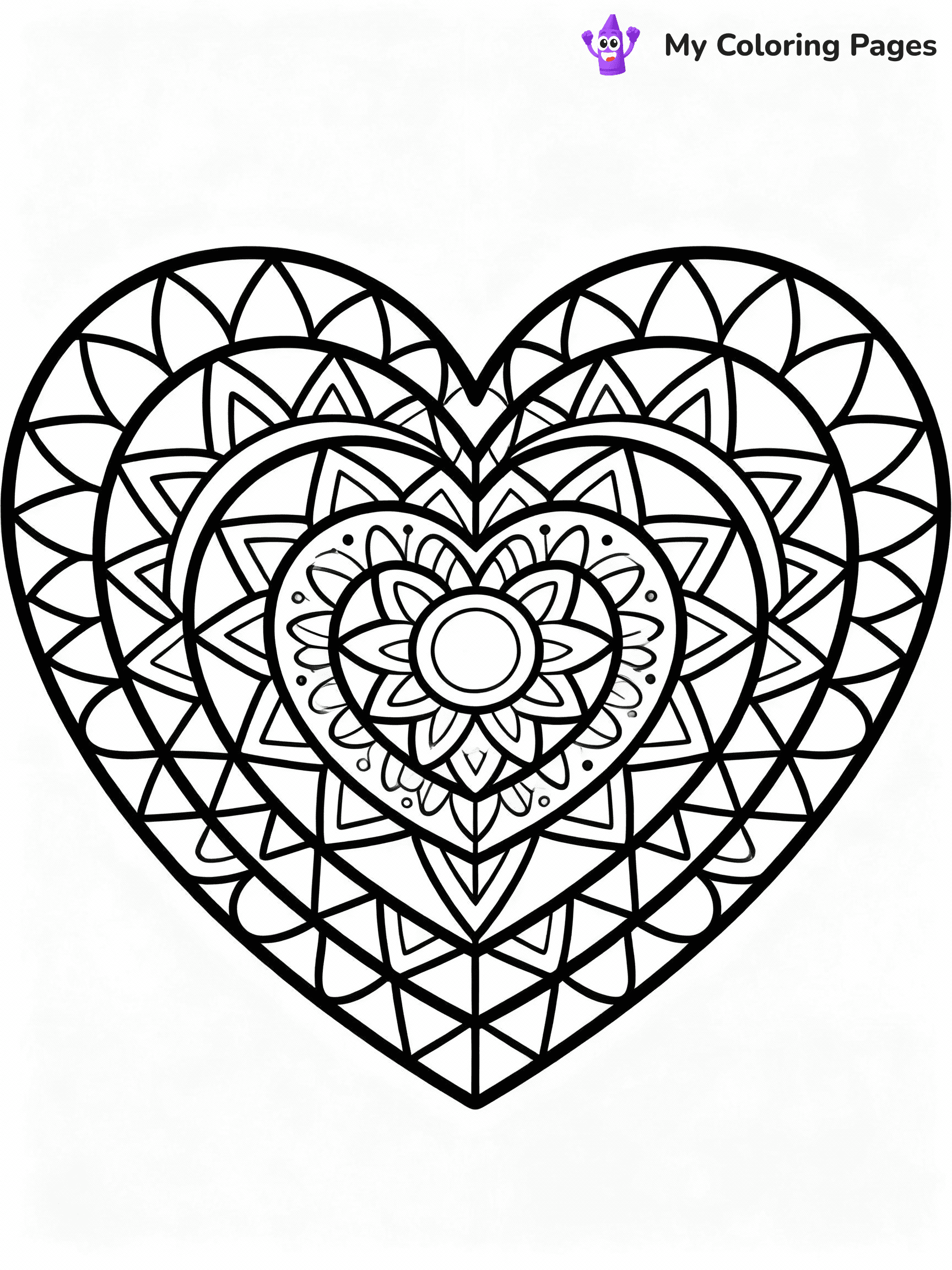 ⚠️ CRITICAL REQUIREMENT - ABSOLUTE BLACK AND WHITE ONLY ⚠️
This MUST be a BLACK AND WHITE line drawing ONLY. NO COLORS whatsoever.
- ONLY pure black lines (#000000) on pure white background (#FFFFFF)
- ABSOLUTELY NO colors, NO shading, NO gradients, NO grayscale
- If there are ANY colors in the output, the image is REJECTED
- This is a COLORING PAGE - meant to be COLORED IN by children
- The output must be UNCOLORED line art ready for coloring
⚠️ SUBJECT TO DRAW: Heart-shaped mandala with geometric patterns, symmetrical design, detailed outline style
(REMEMBER: Output must be BLACK AND WHITE line art only, NOT colored!)
# COLORING PAGE: BLACK OUTLINES ONLY - WHITE BACKGROUND MANDATORY
Create a **coloring book page** using EXACTLY two values: black lines, white space.
## NON-NEGOTIABLE BINARY RULES
- **ONLY #000000 (black) and #FFFFFF (white)** - NO other values exist
- **EVERY PIXEL = BLACK OR WHITE** - no gray/shading/antialiasing
- **WHITE BACKGROUND MANDATORY** - entire canvas stays white
- **ALL SHAPES HOLLOW** - everything is empty outlines waiting to be colored
- **FORBIDDEN:** fills, shading, gradients, patterns, textures, colors
- **NO SOLID REGIONS** - if it's not a thin line, it's wrong
## Universal Line Standards
- Black outlines ONLY - thin, uniform weight
- Every shape completely empty inside
- Closed contours suitable for coloring
- Simple flat illustration - zero depth/3D/realism
- **Style:** Whimsical Doodle Art Alley - rounded, friendly outlines (unless specified)
## Everything = Outline Only
- Characters/animals: hollow shapes
- Objects/clothing: empty contours
- Backgrounds/scenery: line work only
- Natural elements: outlined forms
- Dark/night areas: don't exist (use outlined symbols)
- Textures/patterns: convert to simple lines
## The Test
Can a child color EVERY white space with crayons? If any area is pre-filled/shaded/gray or colored in, it FAILS. Every shape must be waiting to receive color.
**FINAL OUTPUT**: Binary coloring page. Black lines define shapes. White spaces ready for coloring. Nothing else exists. No exceptions. Print-ready.
⚠️ FINAL REMINDER: Draw the subject "Heart-shaped mandala with geometric patterns, symmetrical design, detailed outline style" as BLACK AND WHITE line art. Zero colors in output.