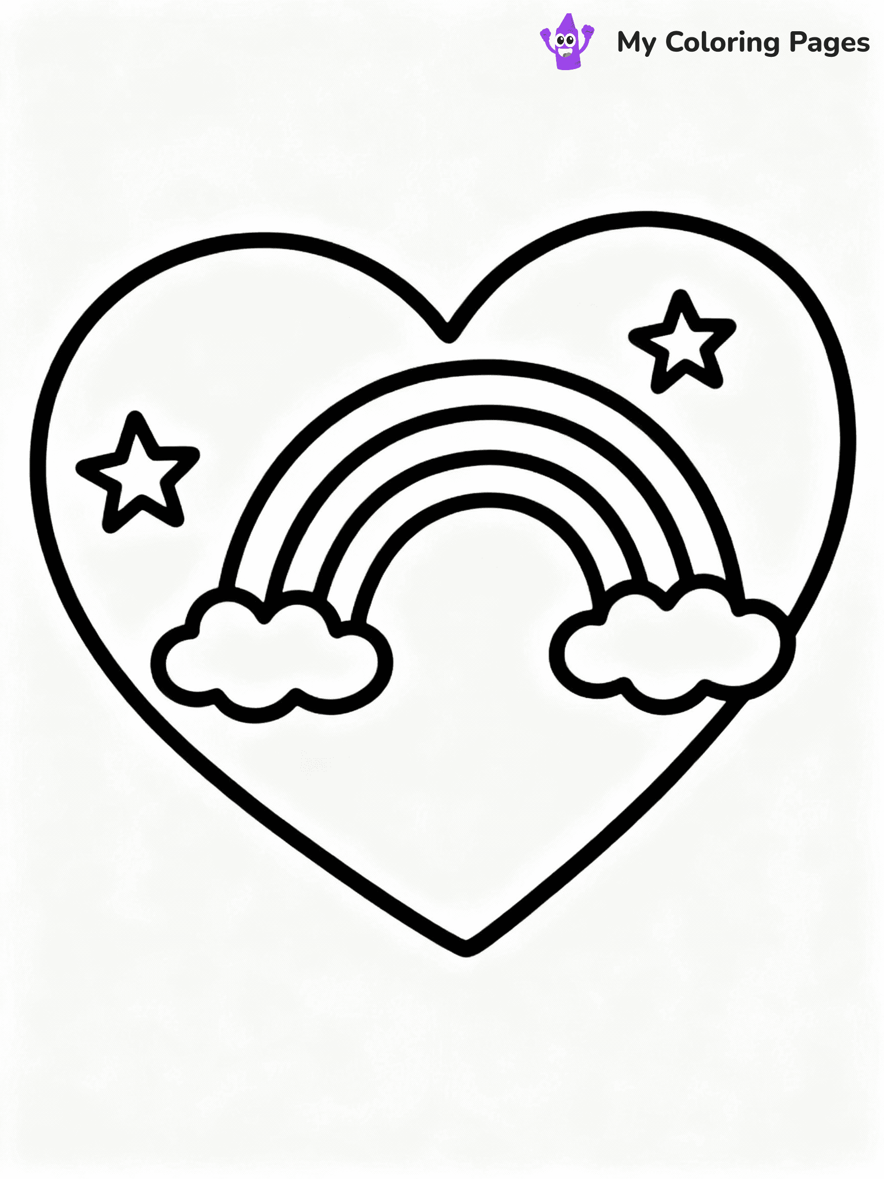 ⚠️ CRITICAL REQUIREMENT - ABSOLUTE BLACK AND WHITE ONLY ⚠️
This MUST be a BLACK AND WHITE line drawing ONLY. NO COLORS whatsoever.
- ONLY pure black lines (#000000) on pure white background (#FFFFFF)
- ABSOLUTELY NO colors, NO shading, NO gradients, NO grayscale
- If there are ANY colors in the output, the image is REJECTED
- This is a COLORING PAGE - meant to be COLORED IN by children
- The output must be UNCOLORED line art ready for coloring
⚠️ SUBJECT TO DRAW: Heart with a rainbow and stars, cheerful and vibrant, joyful outline style
(REMEMBER: Output must be BLACK AND WHITE line art only, NOT colored!)
# COLORING PAGE: BLACK OUTLINES ONLY - WHITE BACKGROUND MANDATORY
Create a **coloring book page** using EXACTLY two values: black lines, white space.
## NON-NEGOTIABLE BINARY RULES
- **ONLY #000000 (black) and #FFFFFF (white)** - NO other values exist
- **EVERY PIXEL = BLACK OR WHITE** - no gray/shading/antialiasing
- **WHITE BACKGROUND MANDATORY** - entire canvas stays white
- **ALL SHAPES HOLLOW** - everything is empty outlines waiting to be colored
- **FORBIDDEN:** fills, shading, gradients, patterns, textures, colors
- **NO SOLID REGIONS** - if it's not a thin line, it's wrong
## Universal Line Standards
- Black outlines ONLY - thin, uniform weight
- Every shape completely empty inside
- Closed contours suitable for coloring
- Simple flat illustration - zero depth/3D/realism
- **Style:** Whimsical Doodle Art Alley - rounded, friendly outlines (unless specified)
## Everything = Outline Only
- Characters/animals: hollow shapes
- Objects/clothing: empty contours
- Backgrounds/scenery: line work only
- Natural elements: outlined forms
- Dark/night areas: don't exist (use outlined symbols)
- Textures/patterns: convert to simple lines
## The Test
Can a child color EVERY white space with crayons? If any area is pre-filled/shaded/gray or colored in, it FAILS. Every shape must be waiting to receive color.
**FINAL OUTPUT**: Binary coloring page. Black lines define shapes. White spaces ready for coloring. Nothing else exists. No exceptions. Print-ready.
⚠️ FINAL REMINDER: Draw the subject "Heart with a rainbow and stars, cheerful and vibrant, joyful outline style" as BLACK AND WHITE line art. Zero colors in output.