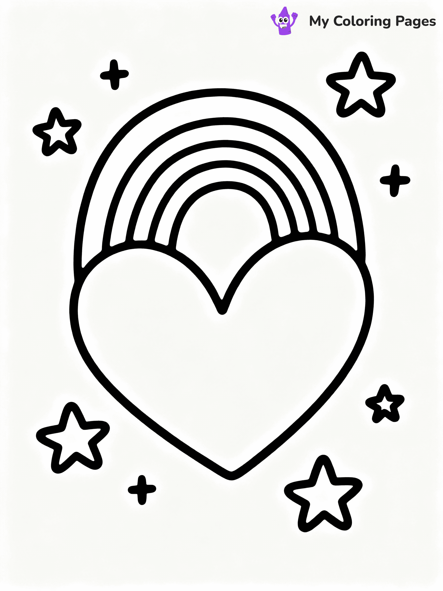 ⚠️ CRITICAL REQUIREMENT - ABSOLUTE BLACK AND WHITE ONLY ⚠️
This MUST be a BLACK AND WHITE line drawing ONLY. NO COLORS whatsoever.
- ONLY pure black lines (#000000) on pure white background (#FFFFFF)
- ABSOLUTELY NO colors, NO shading, NO gradients, NO grayscale
- If there are ANY colors in the output, the image is REJECTED
- This is a COLORING PAGE - meant to be COLORED IN by children
- The output must be UNCOLORED line art ready for coloring
⚠️ SUBJECT TO DRAW: Heart with a rainbow and stars, cheerful and vibrant, joyful outline style
(REMEMBER: Output must be BLACK AND WHITE line art only, NOT colored!)
# COLORING PAGE: BLACK OUTLINES ONLY - WHITE BACKGROUND MANDATORY
Create a **coloring book page** using EXACTLY two values: black lines, white space.
## NON-NEGOTIABLE BINARY RULES
- **ONLY #000000 (black) and #FFFFFF (white)** - NO other values exist
- **EVERY PIXEL = BLACK OR WHITE** - no gray/shading/antialiasing
- **WHITE BACKGROUND MANDATORY** - entire canvas stays white
- **ALL SHAPES HOLLOW** - everything is empty outlines waiting to be colored
- **FORBIDDEN:** fills, shading, gradients, patterns, textures, colors
- **NO SOLID REGIONS** - if it's not a thin line, it's wrong
## Universal Line Standards
- Black outlines ONLY - thin, uniform weight
- Every shape completely empty inside
- Closed contours suitable for coloring
- Simple flat illustration - zero depth/3D/realism
- **Style:** Whimsical Doodle Art Alley - rounded, friendly outlines (unless specified)
## Everything = Outline Only
- Characters/animals: hollow shapes
- Objects/clothing: empty contours
- Backgrounds/scenery: line work only
- Natural elements: outlined forms
- Dark/night areas: don't exist (use outlined symbols)
- Textures/patterns: convert to simple lines
## The Test
Can a child color EVERY white space with crayons? If any area is pre-filled/shaded/gray or colored in, it FAILS. Every shape must be waiting to receive color.
**FINAL OUTPUT**: Binary coloring page. Black lines define shapes. White spaces ready for coloring. Nothing else exists. No exceptions. Print-ready.
⚠️ FINAL REMINDER: Draw the subject "Heart with a rainbow and stars, cheerful and vibrant, joyful outline style" as BLACK AND WHITE line art. Zero colors in output.