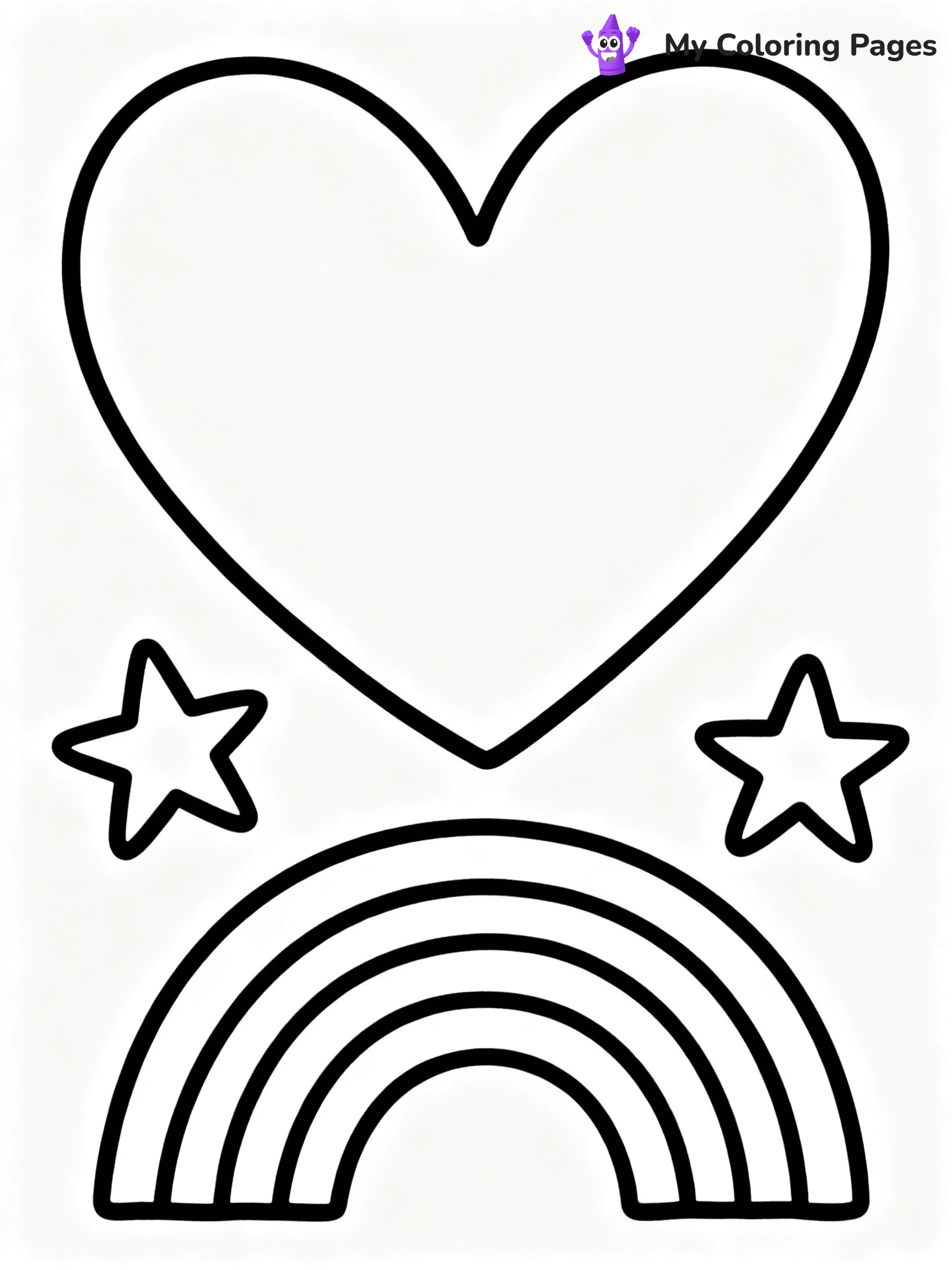 ⚠️ CRITICAL REQUIREMENT - ABSOLUTE BLACK AND WHITE ONLY ⚠️
This MUST be a BLACK AND WHITE line drawing ONLY. NO COLORS whatsoever.
- ONLY pure black lines (#000000) on pure white background (#FFFFFF)
- ABSOLUTELY NO colors, NO shading, NO gradients, NO grayscale
- If there are ANY colors in the output, the image is REJECTED
- This is a COLORING PAGE - meant to be COLORED IN by children
- The output must be UNCOLORED line art ready for coloring
⚠️ SUBJECT TO DRAW: Heart with a rainbow and stars, cheerful and vibrant, joyful outline style
(REMEMBER: Output must be BLACK AND WHITE line art only, NOT colored!)
# COLORING PAGE: BLACK OUTLINES ONLY - WHITE BACKGROUND MANDATORY
Create a **coloring book page** using EXACTLY two values: black lines, white space.
## NON-NEGOTIABLE BINARY RULES
- **ONLY #000000 (black) and #FFFFFF (white)** - NO other values exist
- **EVERY PIXEL = BLACK OR WHITE** - no gray/shading/antialiasing
- **WHITE BACKGROUND MANDATORY** - entire canvas stays white
- **ALL SHAPES HOLLOW** - everything is empty outlines waiting to be colored
- **FORBIDDEN:** fills, shading, gradients, patterns, textures, colors
- **NO SOLID REGIONS** - if it's not a thin line, it's wrong
## Universal Line Standards
- Black outlines ONLY - thin, uniform weight
- Every shape completely empty inside
- Closed contours suitable for coloring
- Simple flat illustration - zero depth/3D/realism
- **Style:** Whimsical Doodle Art Alley - rounded, friendly outlines (unless specified)
## Everything = Outline Only
- Characters/animals: hollow shapes
- Objects/clothing: empty contours
- Backgrounds/scenery: line work only
- Natural elements: outlined forms
- Dark/night areas: don't exist (use outlined symbols)
- Textures/patterns: convert to simple lines
## The Test
Can a child color EVERY white space with crayons? If any area is pre-filled/shaded/gray or colored in, it FAILS. Every shape must be waiting to receive color.
**FINAL OUTPUT**: Binary coloring page. Black lines define shapes. White spaces ready for coloring. Nothing else exists. No exceptions. Print-ready.
⚠️ FINAL REMINDER: Draw the subject "Heart with a rainbow and stars, cheerful and vibrant, joyful outline style" as BLACK AND WHITE line art. Zero colors in output.