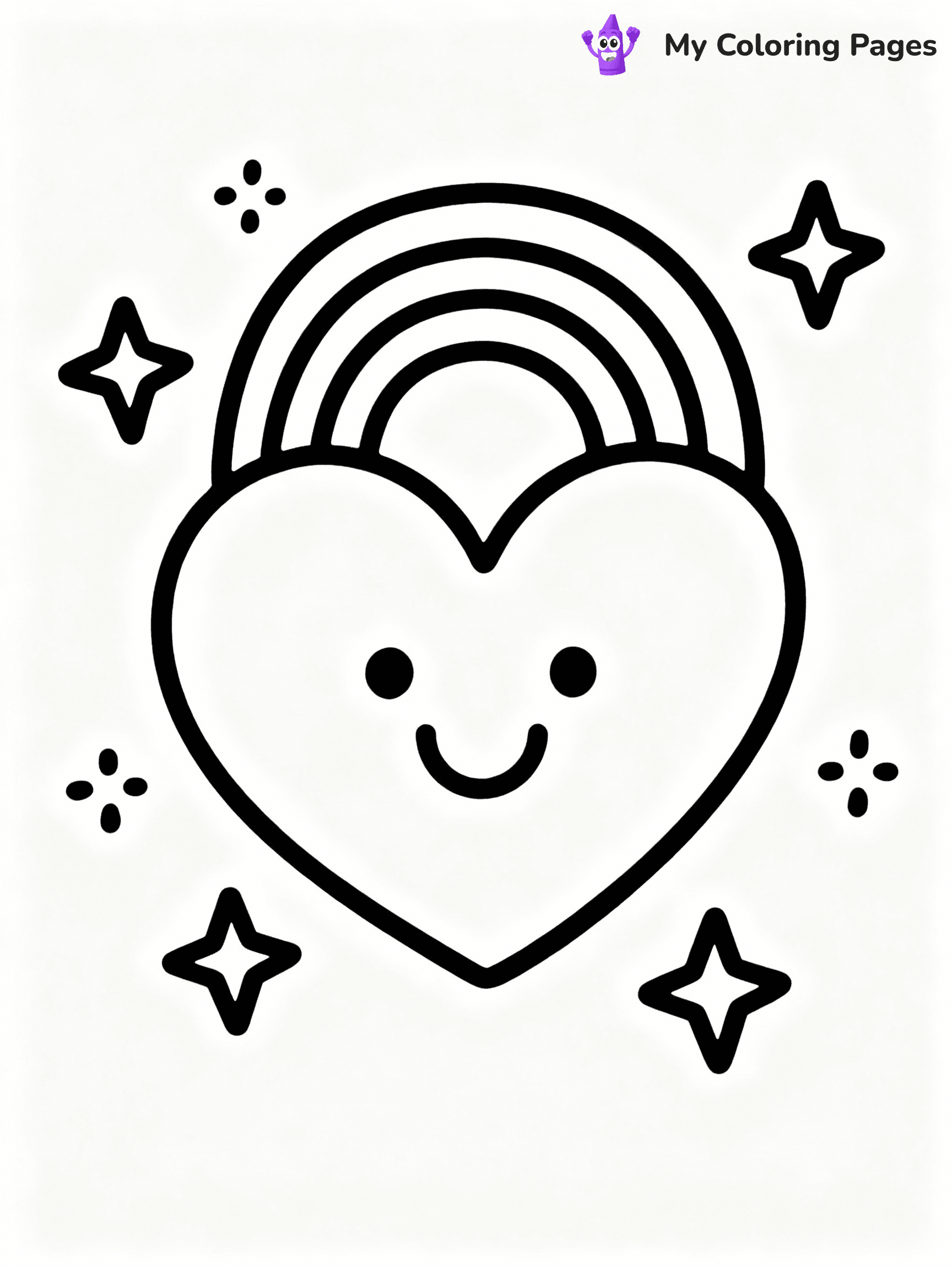 ⚠️ CRITICAL REQUIREMENT - ABSOLUTE BLACK AND WHITE ONLY ⚠️
This MUST be a BLACK AND WHITE line drawing ONLY. NO COLORS whatsoever.
- ONLY pure black lines (#000000) on pure white background (#FFFFFF)
- ABSOLUTELY NO colors, NO shading, NO gradients, NO grayscale
- If there are ANY colors in the output, the image is REJECTED
- This is a COLORING PAGE - meant to be COLORED IN by children
- The output must be UNCOLORED line art ready for coloring
⚠️ SUBJECT TO DRAW: Heart with a rainbow and stars, cheerful and vibrant, joyful outline style
(REMEMBER: Output must be BLACK AND WHITE line art only, NOT colored!)
# COLORING PAGE: BLACK OUTLINES ONLY - WHITE BACKGROUND MANDATORY
Create a **coloring book page** using EXACTLY two values: black lines, white space.
## NON-NEGOTIABLE BINARY RULES
- **ONLY #000000 (black) and #FFFFFF (white)** - NO other values exist
- **EVERY PIXEL = BLACK OR WHITE** - no gray/shading/antialiasing
- **WHITE BACKGROUND MANDATORY** - entire canvas stays white
- **ALL SHAPES HOLLOW** - everything is empty outlines waiting to be colored
- **FORBIDDEN:** fills, shading, gradients, patterns, textures, colors
- **NO SOLID REGIONS** - if it's not a thin line, it's wrong
## Universal Line Standards
- Black outlines ONLY - thin, uniform weight
- Every shape completely empty inside
- Closed contours suitable for coloring
- Simple flat illustration - zero depth/3D/realism
- **Style:** Whimsical Doodle Art Alley - rounded, friendly outlines (unless specified)
## Everything = Outline Only
- Characters/animals: hollow shapes
- Objects/clothing: empty contours
- Backgrounds/scenery: line work only
- Natural elements: outlined forms
- Dark/night areas: don't exist (use outlined symbols)
- Textures/patterns: convert to simple lines
## The Test
Can a child color EVERY white space with crayons? If any area is pre-filled/shaded/gray or colored in, it FAILS. Every shape must be waiting to receive color.
**FINAL OUTPUT**: Binary coloring page. Black lines define shapes. White spaces ready for coloring. Nothing else exists. No exceptions. Print-ready.
⚠️ FINAL REMINDER: Draw the subject "Heart with a rainbow and stars, cheerful and vibrant, joyful outline style" as BLACK AND WHITE line art. Zero colors in output.