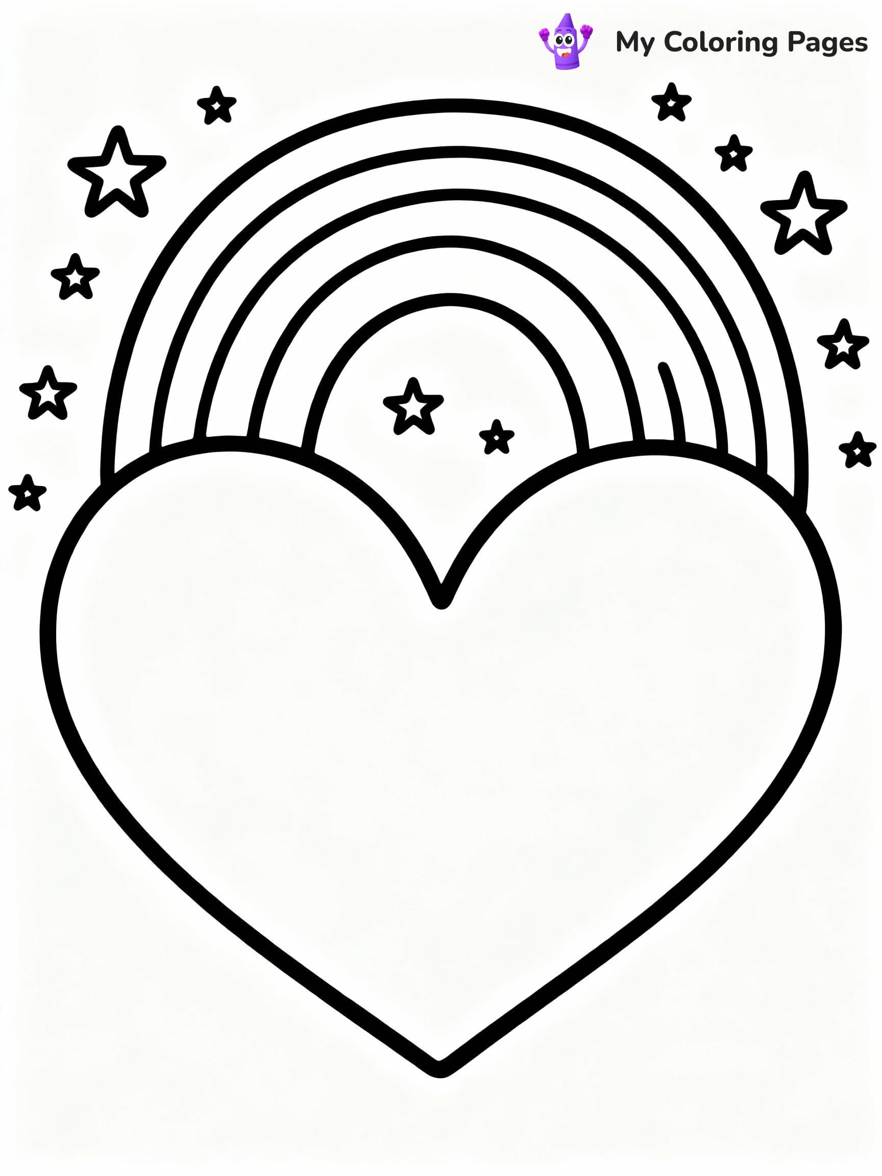 Heart Coloring Pages - 19
