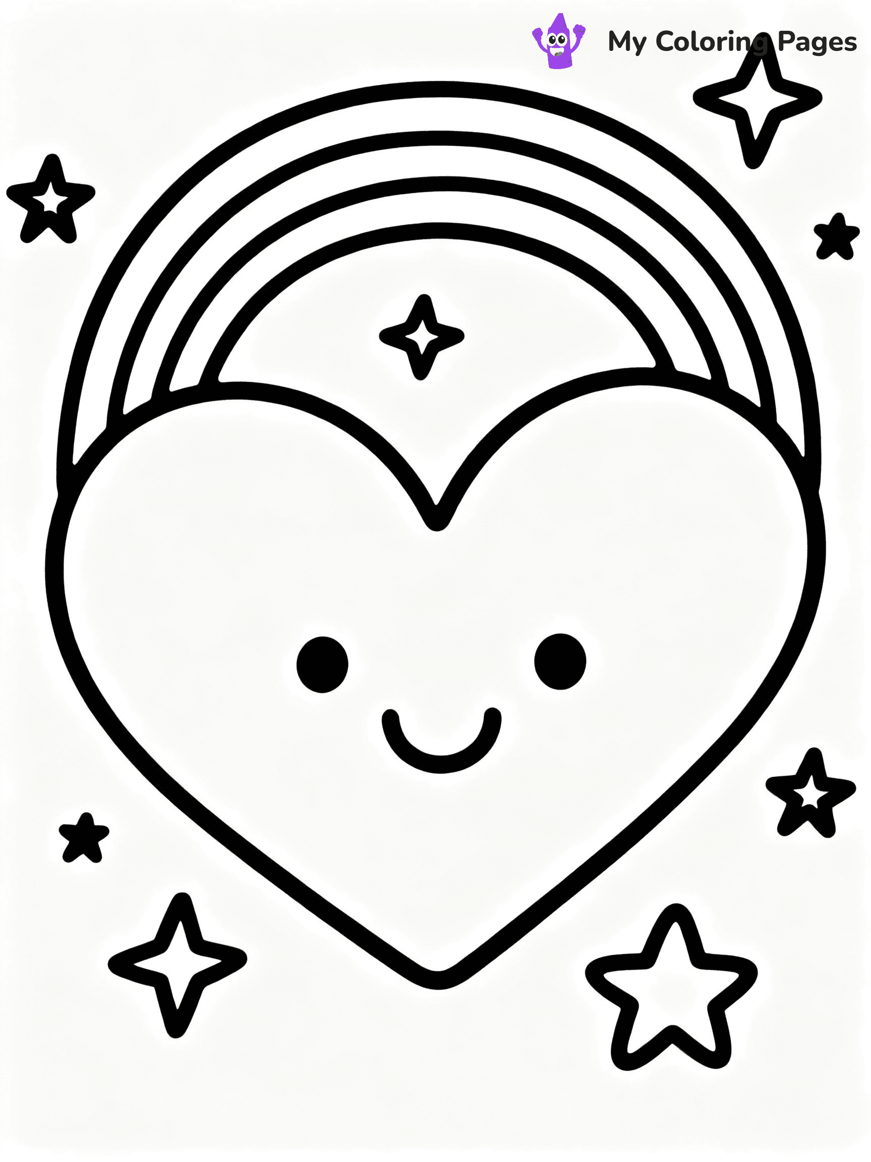 ⚠️ CRITICAL REQUIREMENT - ABSOLUTE BLACK AND WHITE ONLY ⚠️
This MUST be a BLACK AND WHITE line drawing ONLY. NO COLORS whatsoever.
- ONLY pure black lines (#000000) on pure white background (#FFFFFF)
- ABSOLUTELY NO colors, NO shading, NO gradients, NO grayscale
- If there are ANY colors in the output, the image is REJECTED
- This is a COLORING PAGE - meant to be COLORED IN by children
- The output must be UNCOLORED line art ready for coloring
⚠️ SUBJECT TO DRAW: Heart with a rainbow and stars, cheerful and vibrant, joyful outline style
(REMEMBER: Output must be BLACK AND WHITE line art only, NOT colored!)
# COLORING PAGE: BLACK OUTLINES ONLY - WHITE BACKGROUND MANDATORY
Create a **coloring book page** using EXACTLY two values: black lines, white space.
## NON-NEGOTIABLE BINARY RULES
- **ONLY #000000 (black) and #FFFFFF (white)** - NO other values exist
- **EVERY PIXEL = BLACK OR WHITE** - no gray/shading/antialiasing
- **WHITE BACKGROUND MANDATORY** - entire canvas stays white
- **ALL SHAPES HOLLOW** - everything is empty outlines waiting to be colored
- **FORBIDDEN:** fills, shading, gradients, patterns, textures, colors
- **NO SOLID REGIONS** - if it's not a thin line, it's wrong
## Universal Line Standards
- Black outlines ONLY - thin, uniform weight
- Every shape completely empty inside
- Closed contours suitable for coloring
- Simple flat illustration - zero depth/3D/realism
- **Style:** Whimsical Doodle Art Alley - rounded, friendly outlines (unless specified)
## Everything = Outline Only
- Characters/animals: hollow shapes
- Objects/clothing: empty contours
- Backgrounds/scenery: line work only
- Natural elements: outlined forms
- Dark/night areas: don't exist (use outlined symbols)
- Textures/patterns: convert to simple lines
## The Test
Can a child color EVERY white space with crayons? If any area is pre-filled/shaded/gray or colored in, it FAILS. Every shape must be waiting to receive color.
**FINAL OUTPUT**: Binary coloring page. Black lines define shapes. White spaces ready for coloring. Nothing else exists. No exceptions. Print-ready.
⚠️ FINAL REMINDER: Draw the subject "Heart with a rainbow and stars, cheerful and vibrant, joyful outline style" as BLACK AND WHITE line art. Zero colors in output.