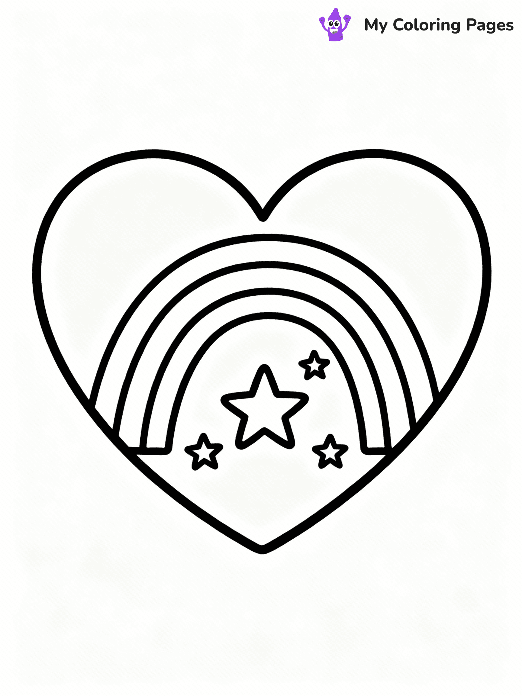 ⚠️ CRITICAL REQUIREMENT - ABSOLUTE BLACK AND WHITE ONLY ⚠️
This MUST be a BLACK AND WHITE line drawing ONLY. NO COLORS whatsoever.
- ONLY pure black lines (#000000) on pure white background (#FFFFFF)
- ABSOLUTELY NO colors, NO shading, NO gradients, NO grayscale
- If there are ANY colors in the output, the image is REJECTED
- This is a COLORING PAGE - meant to be COLORED IN by children
- The output must be UNCOLORED line art ready for coloring
⚠️ SUBJECT TO DRAW: Heart with a rainbow and stars, cheerful and vibrant, joyful outline style
(REMEMBER: Output must be BLACK AND WHITE line art only, NOT colored!)
# COLORING PAGE: BLACK OUTLINES ONLY - WHITE BACKGROUND MANDATORY
Create a **coloring book page** using EXACTLY two values: black lines, white space.
## NON-NEGOTIABLE BINARY RULES
- **ONLY #000000 (black) and #FFFFFF (white)** - NO other values exist
- **EVERY PIXEL = BLACK OR WHITE** - no gray/shading/antialiasing
- **WHITE BACKGROUND MANDATORY** - entire canvas stays white
- **ALL SHAPES HOLLOW** - everything is empty outlines waiting to be colored
- **FORBIDDEN:** fills, shading, gradients, patterns, textures, colors
- **NO SOLID REGIONS** - if it's not a thin line, it's wrong
## Universal Line Standards
- Black outlines ONLY - thin, uniform weight
- Every shape completely empty inside
- Closed contours suitable for coloring
- Simple flat illustration - zero depth/3D/realism
- **Style:** Whimsical Doodle Art Alley - rounded, friendly outlines (unless specified)
## Everything = Outline Only
- Characters/animals: hollow shapes
- Objects/clothing: empty contours
- Backgrounds/scenery: line work only
- Natural elements: outlined forms
- Dark/night areas: don't exist (use outlined symbols)
- Textures/patterns: convert to simple lines
## The Test
Can a child color EVERY white space with crayons? If any area is pre-filled/shaded/gray or colored in, it FAILS. Every shape must be waiting to receive color.
**FINAL OUTPUT**: Binary coloring page. Black lines define shapes. White spaces ready for coloring. Nothing else exists. No exceptions. Print-ready.
⚠️ FINAL REMINDER: Draw the subject "Heart with a rainbow and stars, cheerful and vibrant, joyful outline style" as BLACK AND WHITE line art. Zero colors in output.