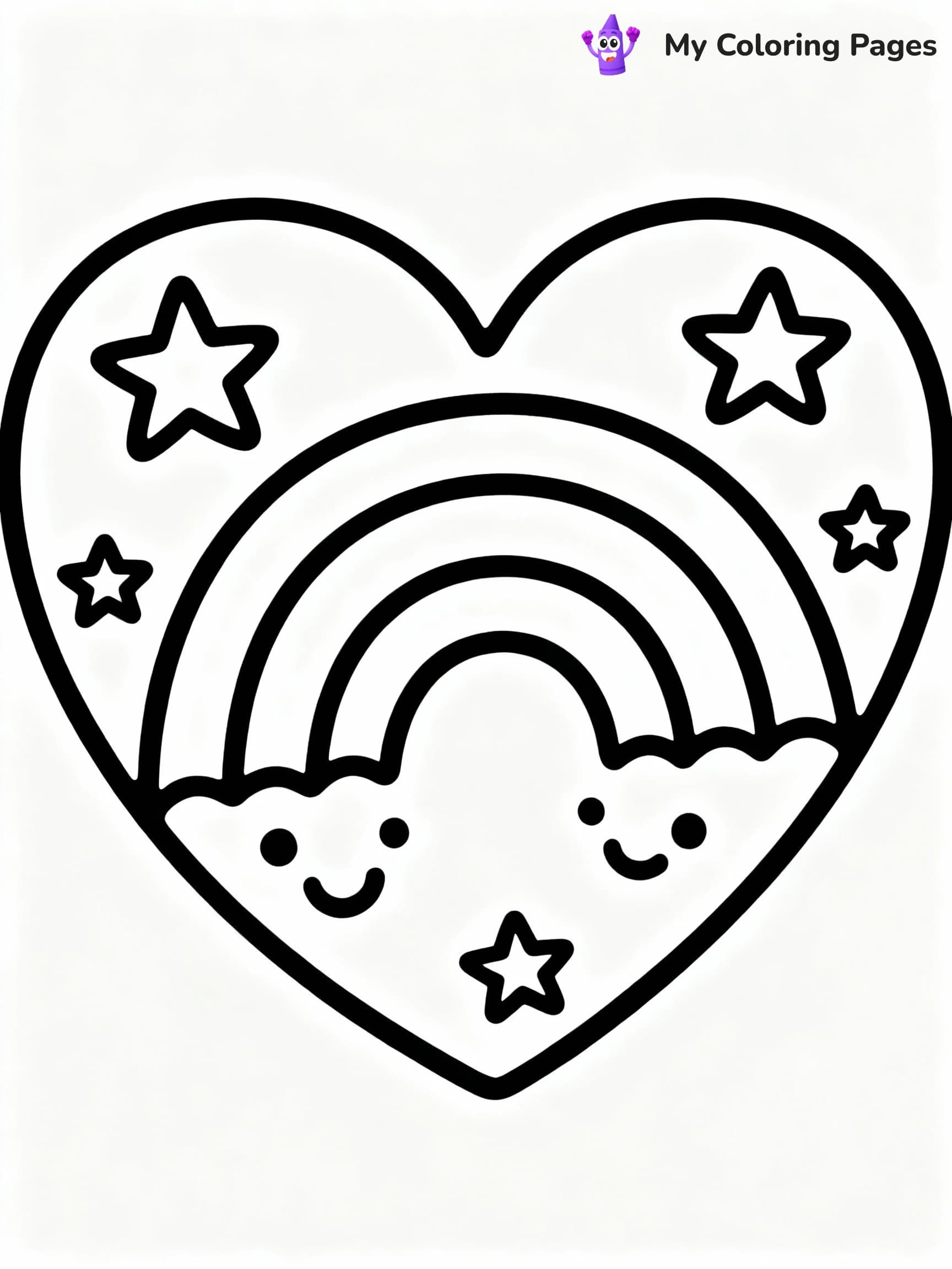 Heart Coloring Pages - 15
