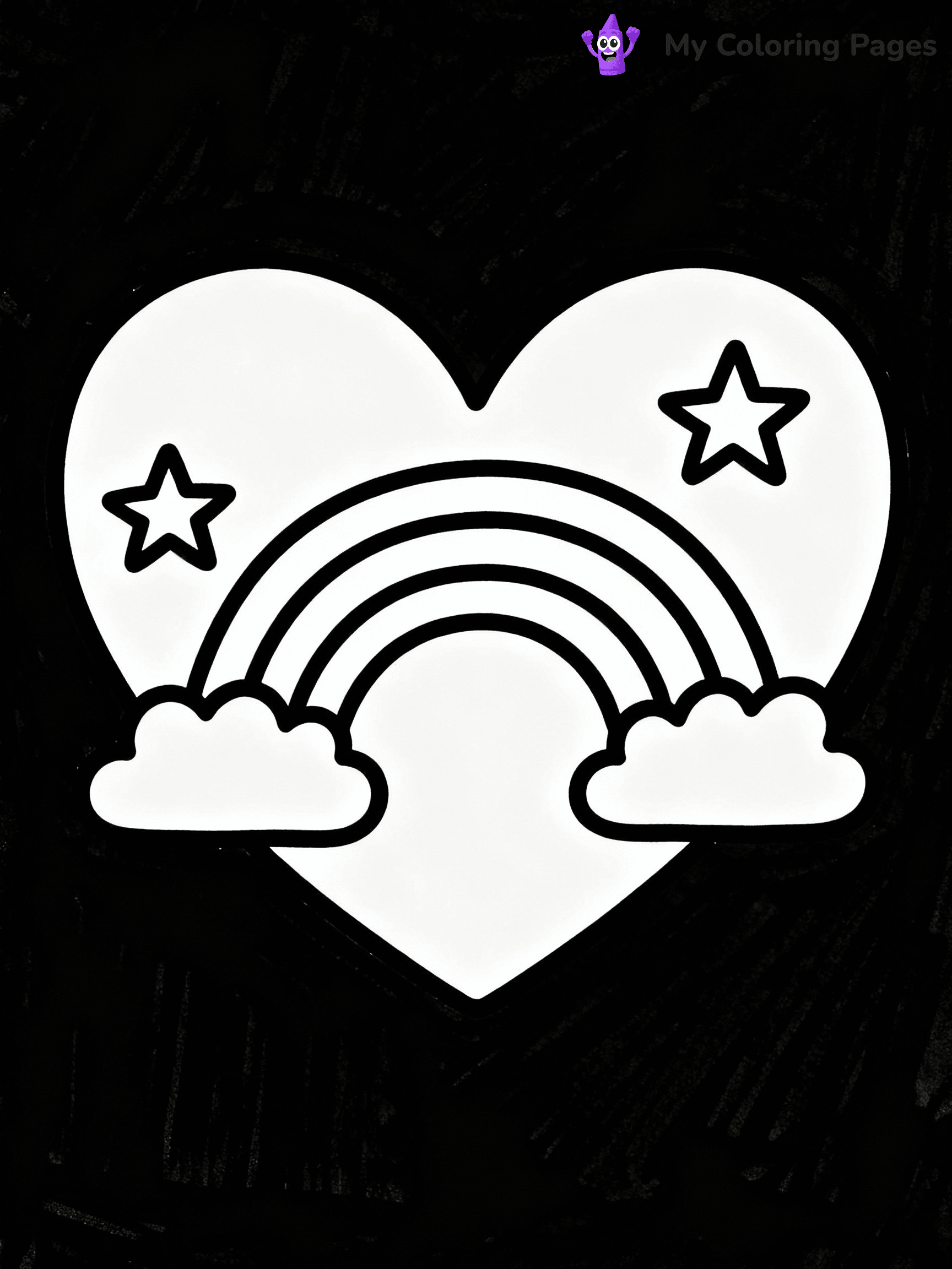 ⚠️ CRITICAL REQUIREMENT - ABSOLUTE BLACK AND WHITE ONLY ⚠️
This MUST be a BLACK AND WHITE line drawing ONLY. NO COLORS whatsoever.
- ONLY pure black lines (#000000) on pure white background (#FFFFFF)
- ABSOLUTELY NO colors, NO shading, NO gradients, NO grayscale
- If there are ANY colors in the output, the image is REJECTED
- This is a COLORING PAGE - meant to be COLORED IN by children
- The output must be UNCOLORED line art ready for coloring
⚠️ SUBJECT TO DRAW: Heart with a rainbow and stars, cheerful and vibrant, joyful outline style
(REMEMBER: Output must be BLACK AND WHITE line art only, NOT colored!)
# COLORING PAGE: BLACK OUTLINES ONLY - WHITE BACKGROUND MANDATORY
Create a **coloring book page** using EXACTLY two values: black lines, white space.
## NON-NEGOTIABLE BINARY RULES
- **ONLY #000000 (black) and #FFFFFF (white)** - NO other values exist
- **EVERY PIXEL = BLACK OR WHITE** - no gray/shading/antialiasing
- **WHITE BACKGROUND MANDATORY** - entire canvas stays white
- **ALL SHAPES HOLLOW** - everything is empty outlines waiting to be colored
- **FORBIDDEN:** fills, shading, gradients, patterns, textures, colors
- **NO SOLID REGIONS** - if it's not a thin line, it's wrong
## Universal Line Standards
- Black outlines ONLY - thin, uniform weight
- Every shape completely empty inside
- Closed contours suitable for coloring
- Simple flat illustration - zero depth/3D/realism
- **Style:** Whimsical Doodle Art Alley - rounded, friendly outlines (unless specified)
## Everything = Outline Only
- Characters/animals: hollow shapes
- Objects/clothing: empty contours
- Backgrounds/scenery: line work only
- Natural elements: outlined forms
- Dark/night areas: don't exist (use outlined symbols)
- Textures/patterns: convert to simple lines
## The Test
Can a child color EVERY white space with crayons? If any area is pre-filled/shaded/gray or colored in, it FAILS. Every shape must be waiting to receive color.
**FINAL OUTPUT**: Binary coloring page. Black lines define shapes. White spaces ready for coloring. Nothing else exists. No exceptions. Print-ready.
⚠️ FINAL REMINDER: Draw the subject "Heart with a rainbow and stars, cheerful and vibrant, joyful outline style" as BLACK AND WHITE line art. Zero colors in output.