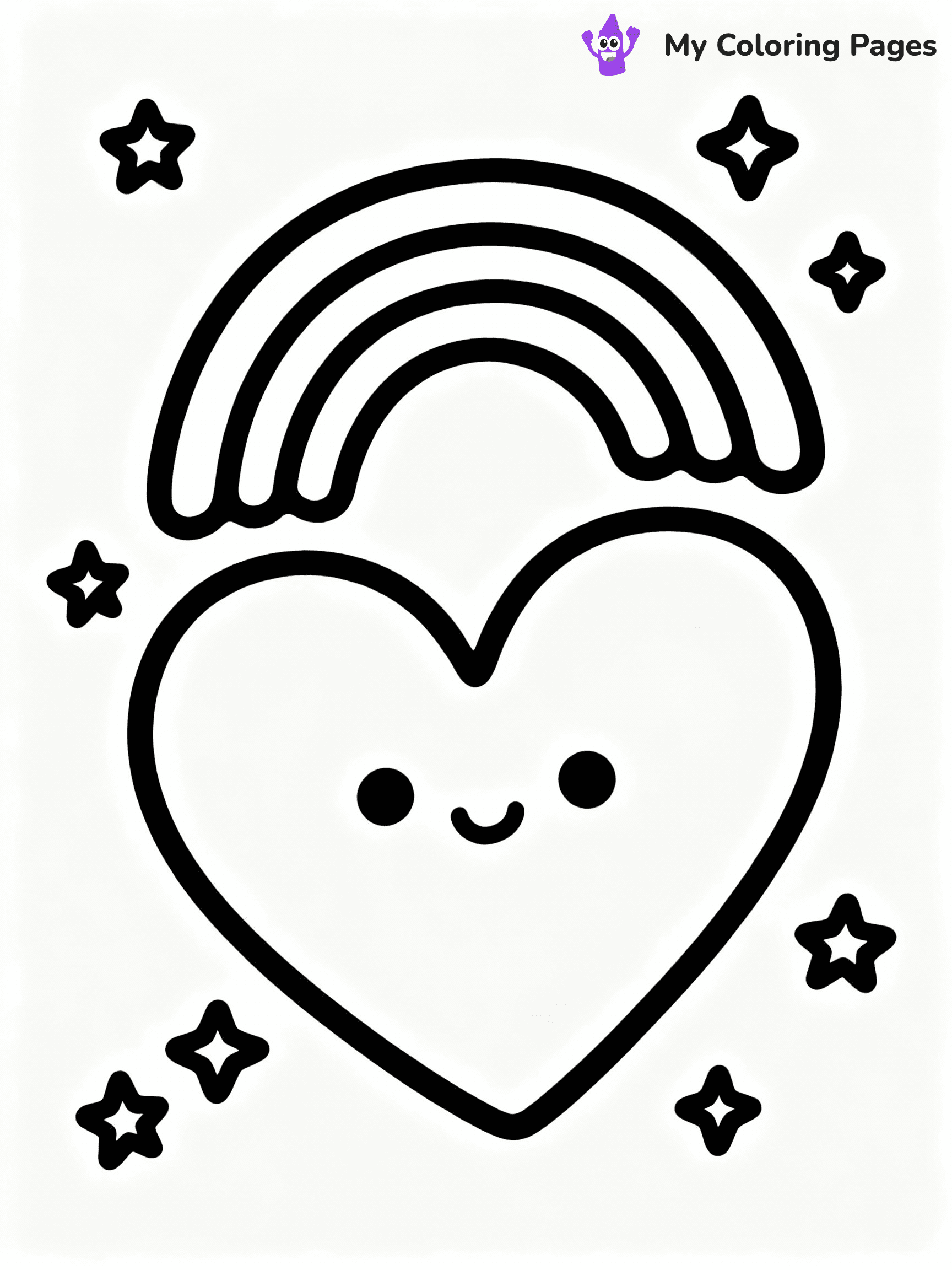 ⚠️ CRITICAL REQUIREMENT - ABSOLUTE BLACK AND WHITE ONLY ⚠️
This MUST be a BLACK AND WHITE line drawing ONLY. NO COLORS whatsoever.
- ONLY pure black lines (#000000) on pure white background (#FFFFFF)
- ABSOLUTELY NO colors, NO shading, NO gradients, NO grayscale
- If there are ANY colors in the output, the image is REJECTED
- This is a COLORING PAGE - meant to be COLORED IN by children
- The output must be UNCOLORED line art ready for coloring
⚠️ SUBJECT TO DRAW: Heart with a rainbow and stars, cheerful and vibrant, joyful outline style
(REMEMBER: Output must be BLACK AND WHITE line art only, NOT colored!)
# COLORING PAGE: BLACK OUTLINES ONLY - WHITE BACKGROUND MANDATORY
Create a **coloring book page** using EXACTLY two values: black lines, white space.
## NON-NEGOTIABLE BINARY RULES
- **ONLY #000000 (black) and #FFFFFF (white)** - NO other values exist
- **EVERY PIXEL = BLACK OR WHITE** - no gray/shading/antialiasing
- **WHITE BACKGROUND MANDATORY** - entire canvas stays white
- **ALL SHAPES HOLLOW** - everything is empty outlines waiting to be colored
- **FORBIDDEN:** fills, shading, gradients, patterns, textures, colors
- **NO SOLID REGIONS** - if it's not a thin line, it's wrong
## Universal Line Standards
- Black outlines ONLY - thin, uniform weight
- Every shape completely empty inside
- Closed contours suitable for coloring
- Simple flat illustration - zero depth/3D/realism
- **Style:** Whimsical Doodle Art Alley - rounded, friendly outlines (unless specified)
## Everything = Outline Only
- Characters/animals: hollow shapes
- Objects/clothing: empty contours
- Backgrounds/scenery: line work only
- Natural elements: outlined forms
- Dark/night areas: don't exist (use outlined symbols)
- Textures/patterns: convert to simple lines
## The Test
Can a child color EVERY white space with crayons? If any area is pre-filled/shaded/gray or colored in, it FAILS. Every shape must be waiting to receive color.
**FINAL OUTPUT**: Binary coloring page. Black lines define shapes. White spaces ready for coloring. Nothing else exists. No exceptions. Print-ready.
⚠️ FINAL REMINDER: Draw the subject "Heart with a rainbow and stars, cheerful and vibrant, joyful outline style" as BLACK AND WHITE line art. Zero colors in output.
