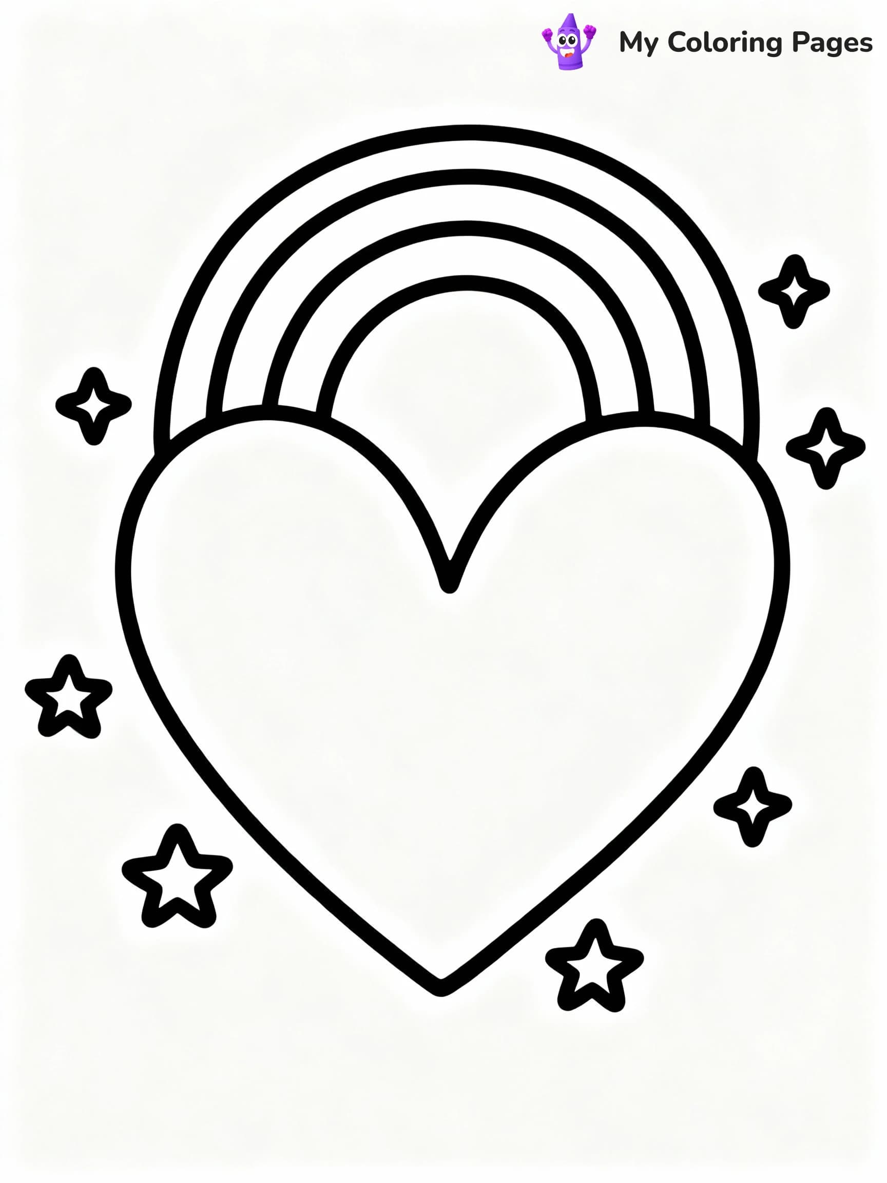 Heart Coloring Pages - 10