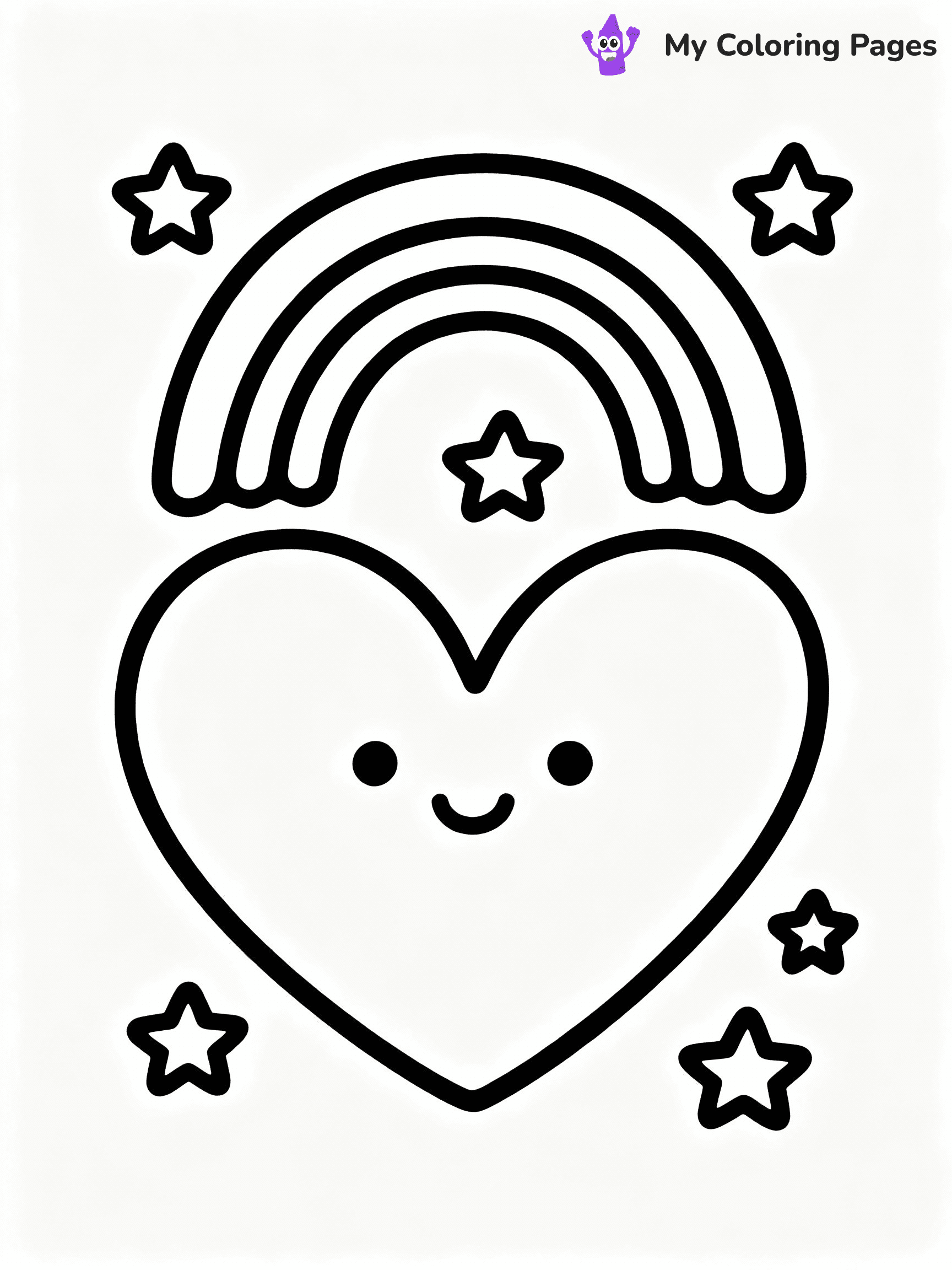 ⚠️ CRITICAL REQUIREMENT - ABSOLUTE BLACK AND WHITE ONLY ⚠️
This MUST be a BLACK AND WHITE line drawing ONLY. NO COLORS whatsoever.
- ONLY pure black lines (#000000) on pure white background (#FFFFFF)
- ABSOLUTELY NO colors, NO shading, NO gradients, NO grayscale
- If there are ANY colors in the output, the image is REJECTED
- This is a COLORING PAGE - meant to be COLORED IN by children
- The output must be UNCOLORED line art ready for coloring
⚠️ SUBJECT TO DRAW: Heart with a rainbow and stars, cheerful and vibrant, joyful outline style
(REMEMBER: Output must be BLACK AND WHITE line art only, NOT colored!)
# COLORING PAGE: BLACK OUTLINES ONLY - WHITE BACKGROUND MANDATORY
Create a **coloring book page** using EXACTLY two values: black lines, white space.
## NON-NEGOTIABLE BINARY RULES
- **ONLY #000000 (black) and #FFFFFF (white)** - NO other values exist
- **EVERY PIXEL = BLACK OR WHITE** - no gray/shading/antialiasing
- **WHITE BACKGROUND MANDATORY** - entire canvas stays white
- **ALL SHAPES HOLLOW** - everything is empty outlines waiting to be colored
- **FORBIDDEN:** fills, shading, gradients, patterns, textures, colors
- **NO SOLID REGIONS** - if it's not a thin line, it's wrong
## Universal Line Standards
- Black outlines ONLY - thin, uniform weight
- Every shape completely empty inside
- Closed contours suitable for coloring
- Simple flat illustration - zero depth/3D/realism
- **Style:** Whimsical Doodle Art Alley - rounded, friendly outlines (unless specified)
## Everything = Outline Only
- Characters/animals: hollow shapes
- Objects/clothing: empty contours
- Backgrounds/scenery: line work only
- Natural elements: outlined forms
- Dark/night areas: don't exist (use outlined symbols)
- Textures/patterns: convert to simple lines
## The Test
Can a child color EVERY white space with crayons? If any area is pre-filled/shaded/gray or colored in, it FAILS. Every shape must be waiting to receive color.
**FINAL OUTPUT**: Binary coloring page. Black lines define shapes. White spaces ready for coloring. Nothing else exists. No exceptions. Print-ready.
⚠️ FINAL REMINDER: Draw the subject "Heart with a rainbow and stars, cheerful and vibrant, joyful outline style" as BLACK AND WHITE line art. Zero colors in output.
