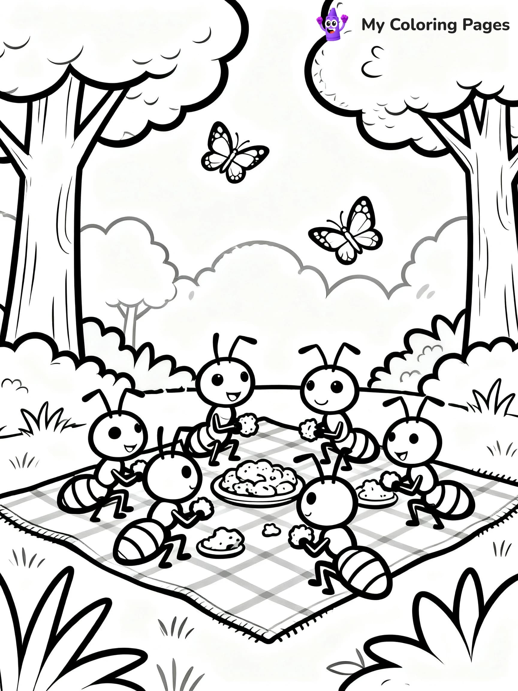 Ants Coloring Pages - 24