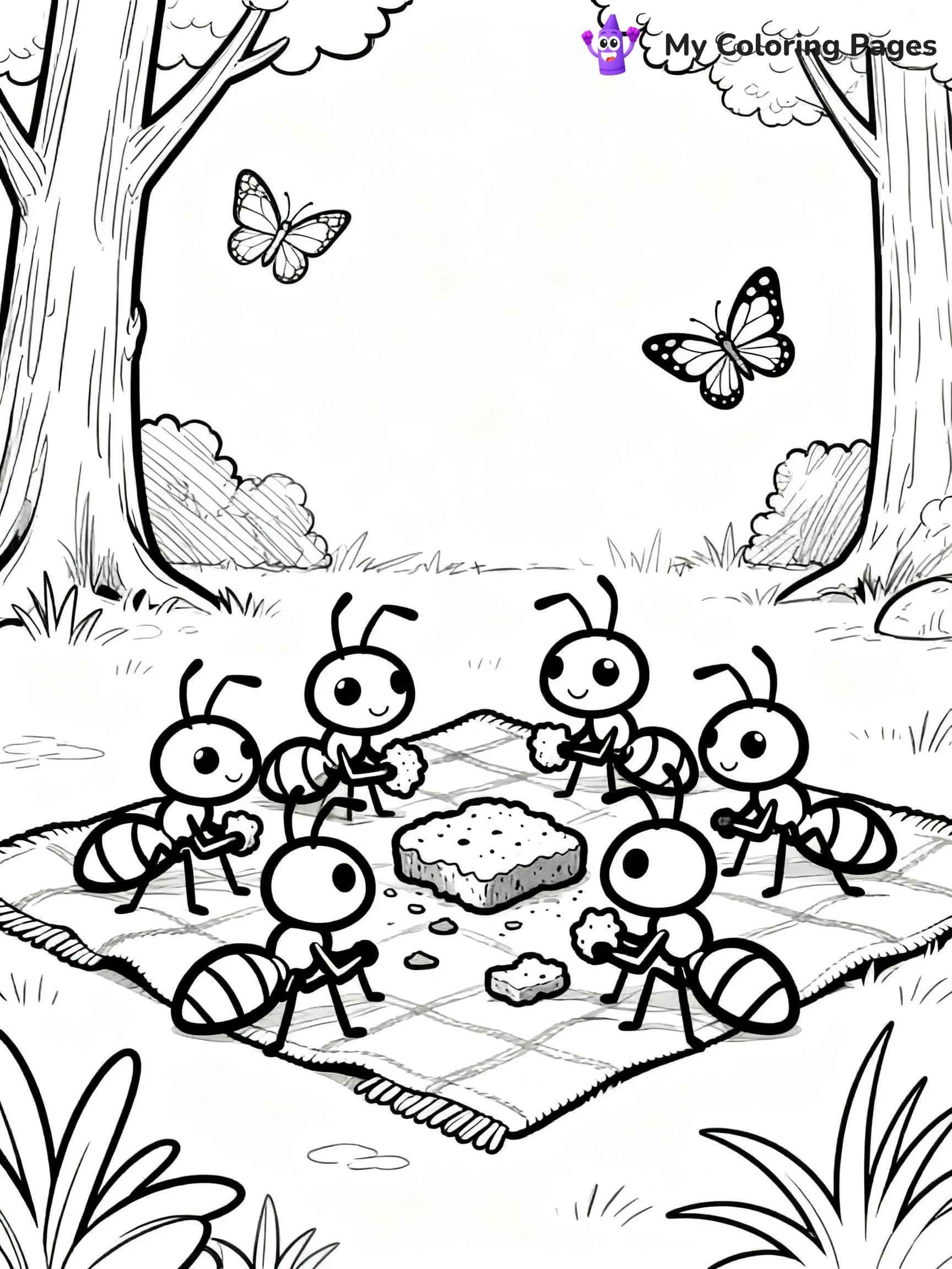 Ants Coloring Pages - 23