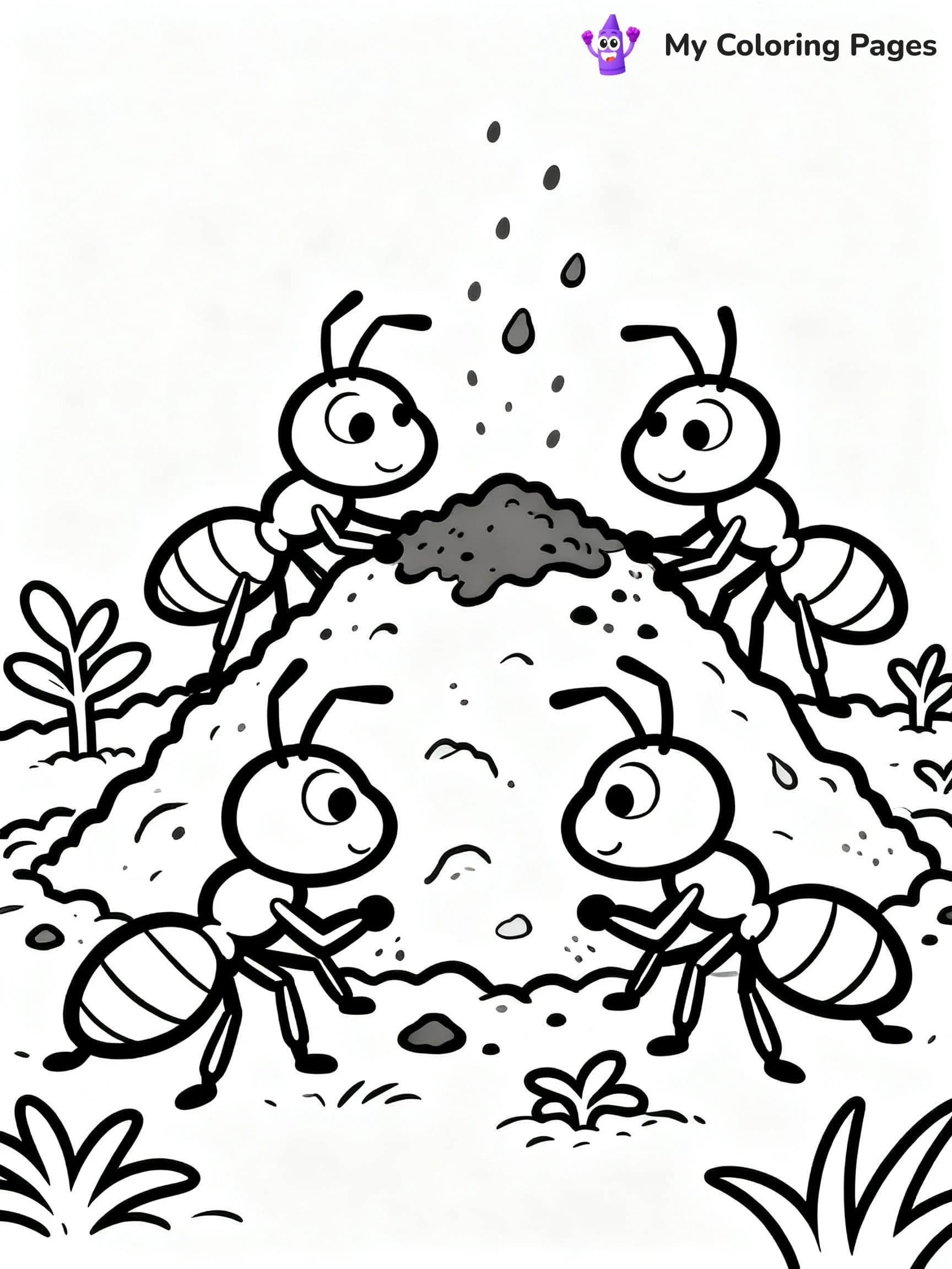 Ants Coloring Pages - 20