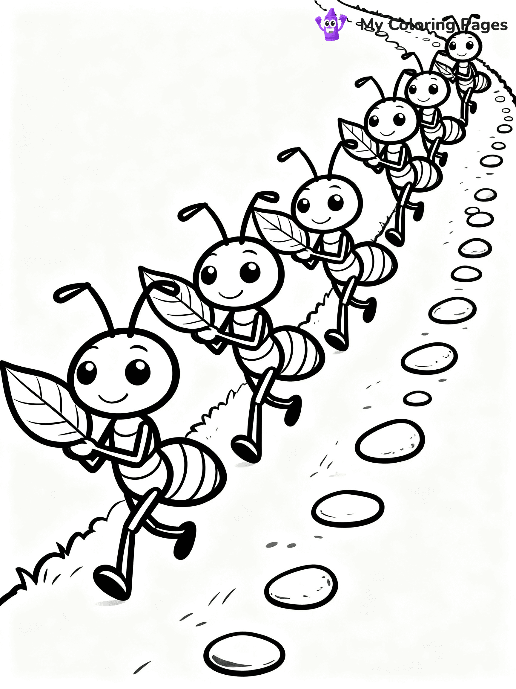 Ants Coloring Pages - 15