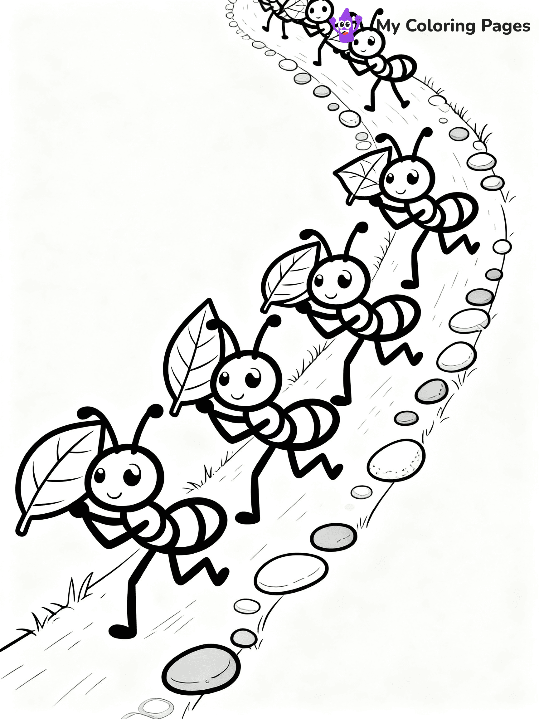 Ants Coloring Pages - 13