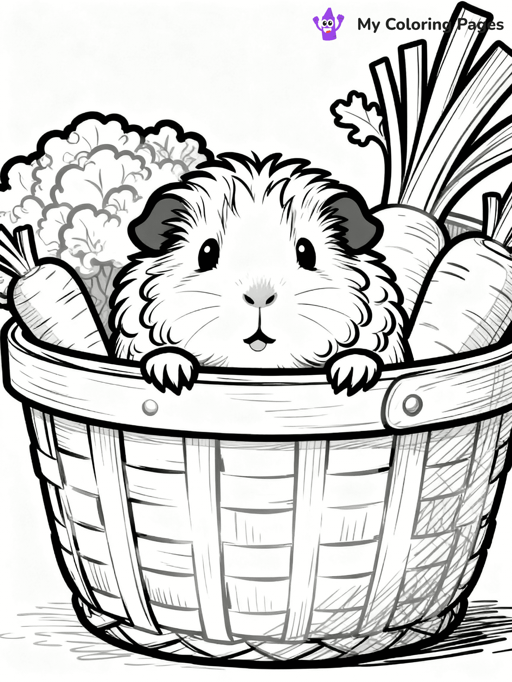 Guinea Pig Coloring Pages - 20