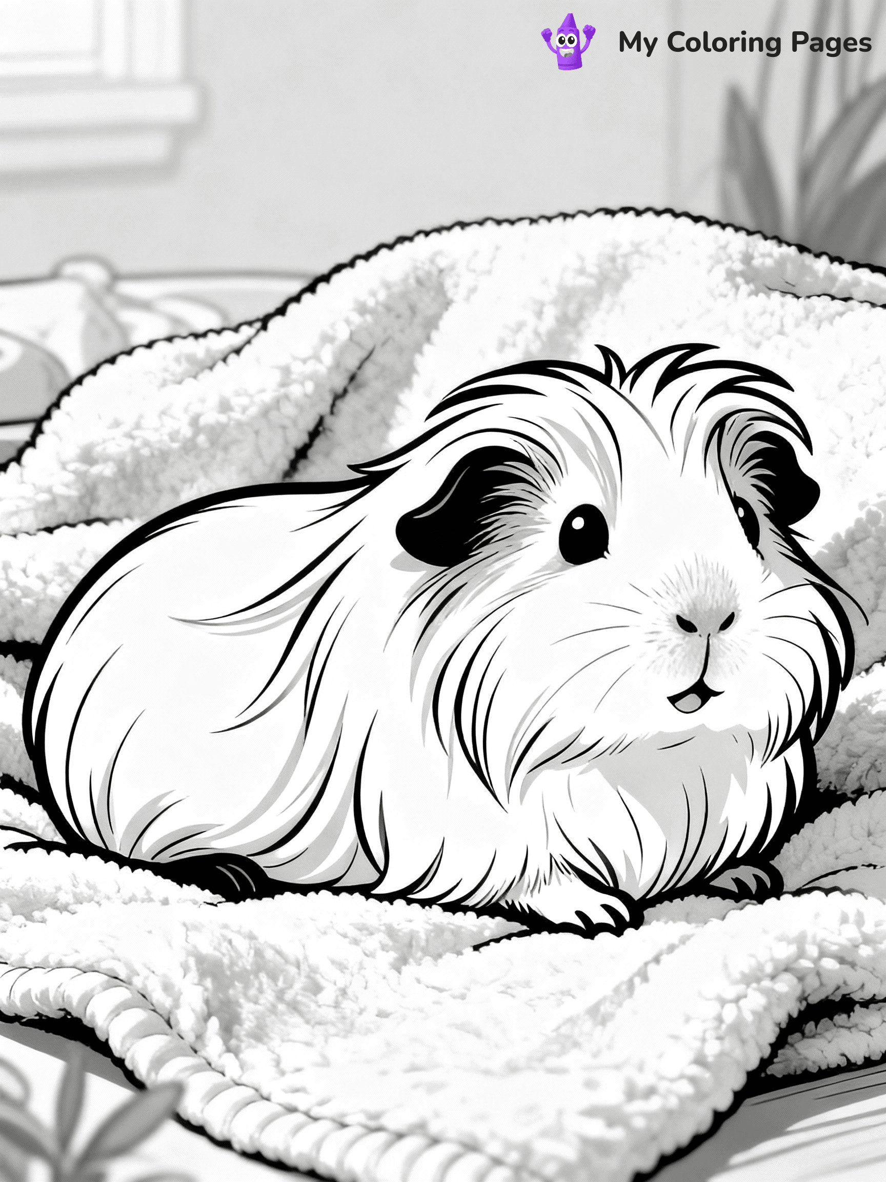 Guinea Pig Coloring Pages - 9