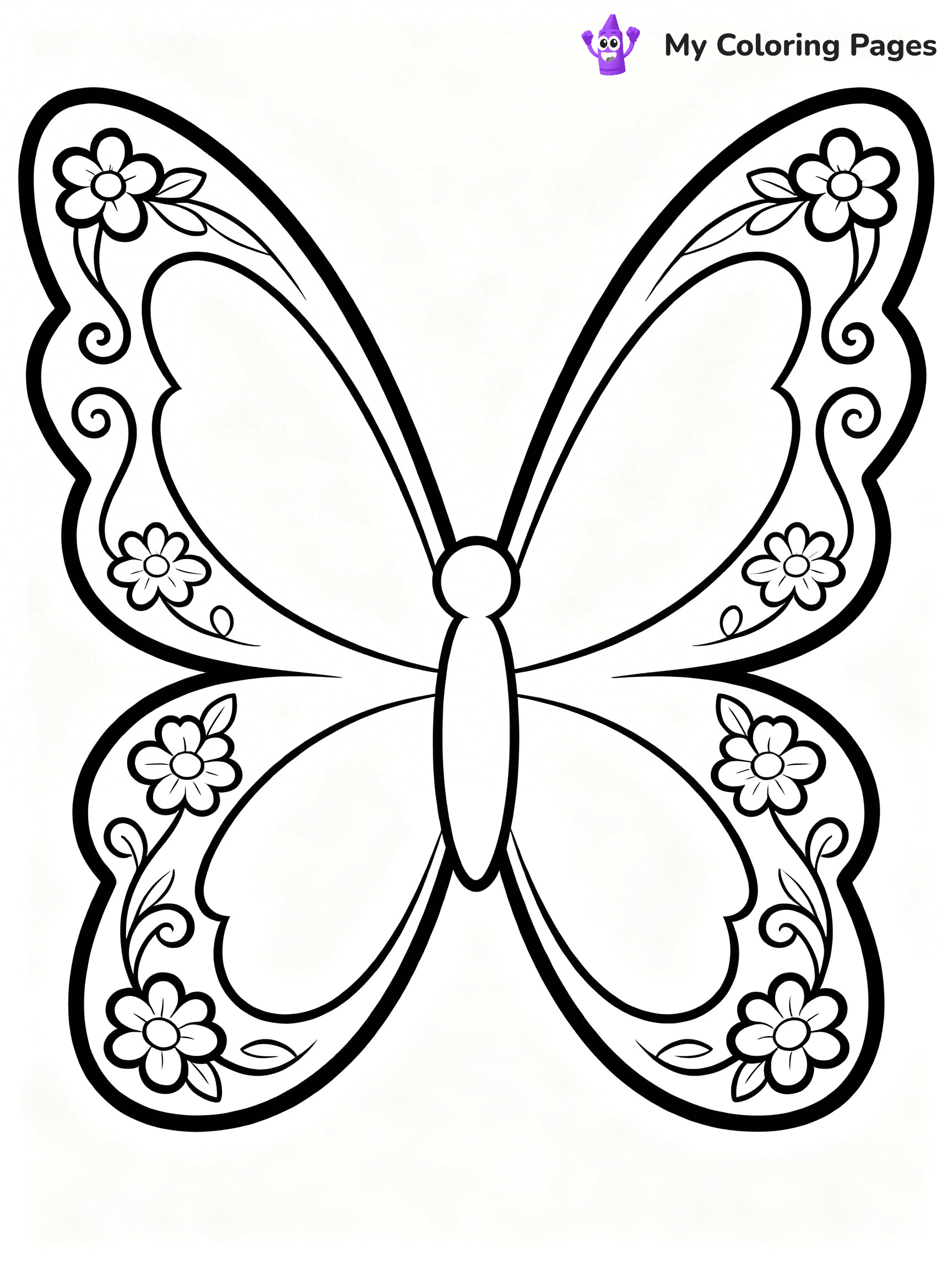 Angel Wings Coloring Pages - 24