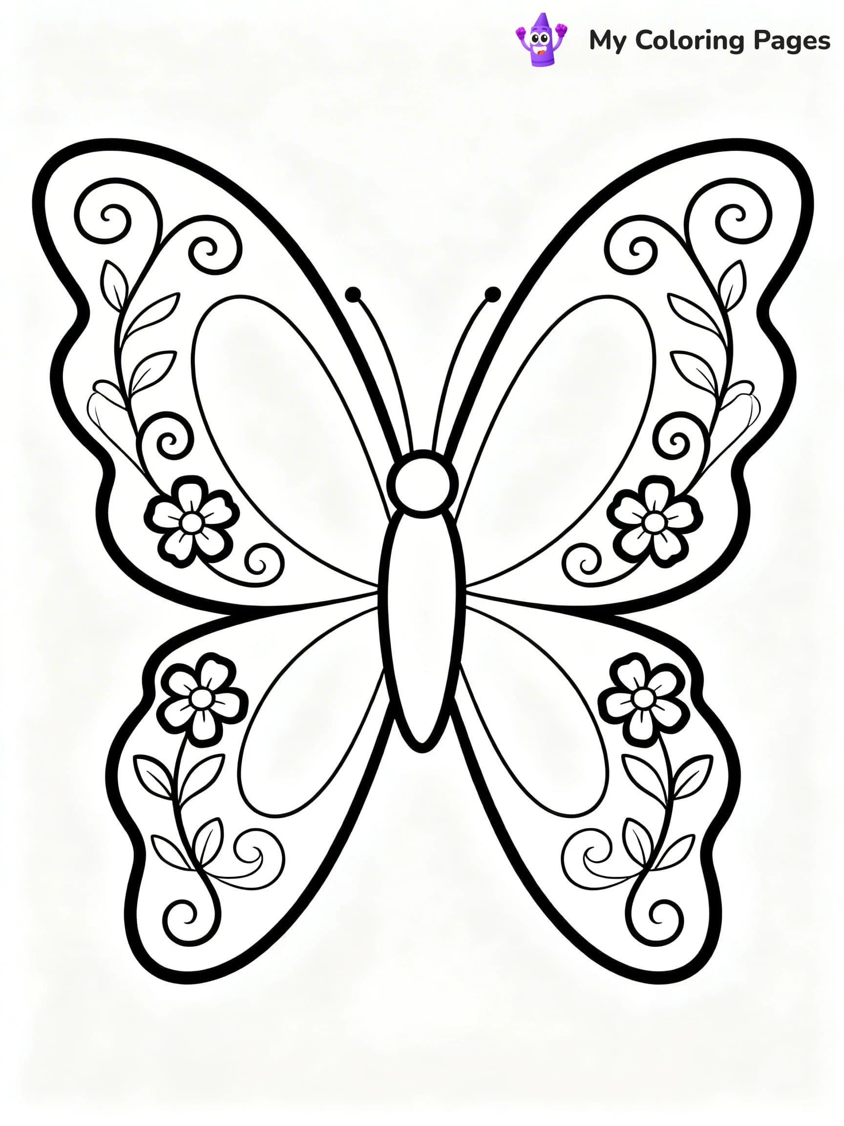 Angel Wings Coloring Pages - 22