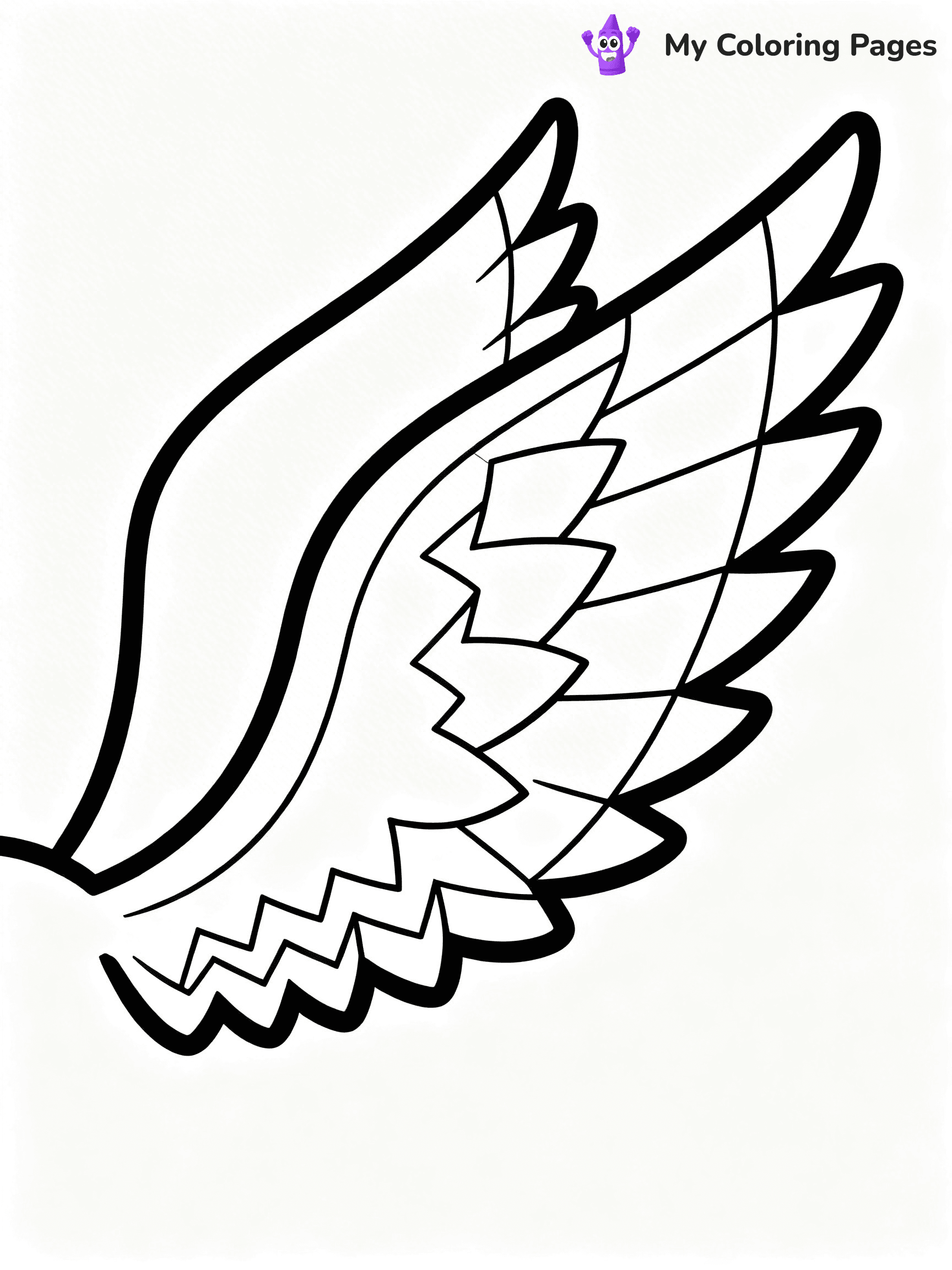 Angel Wings Coloring Pages - 13