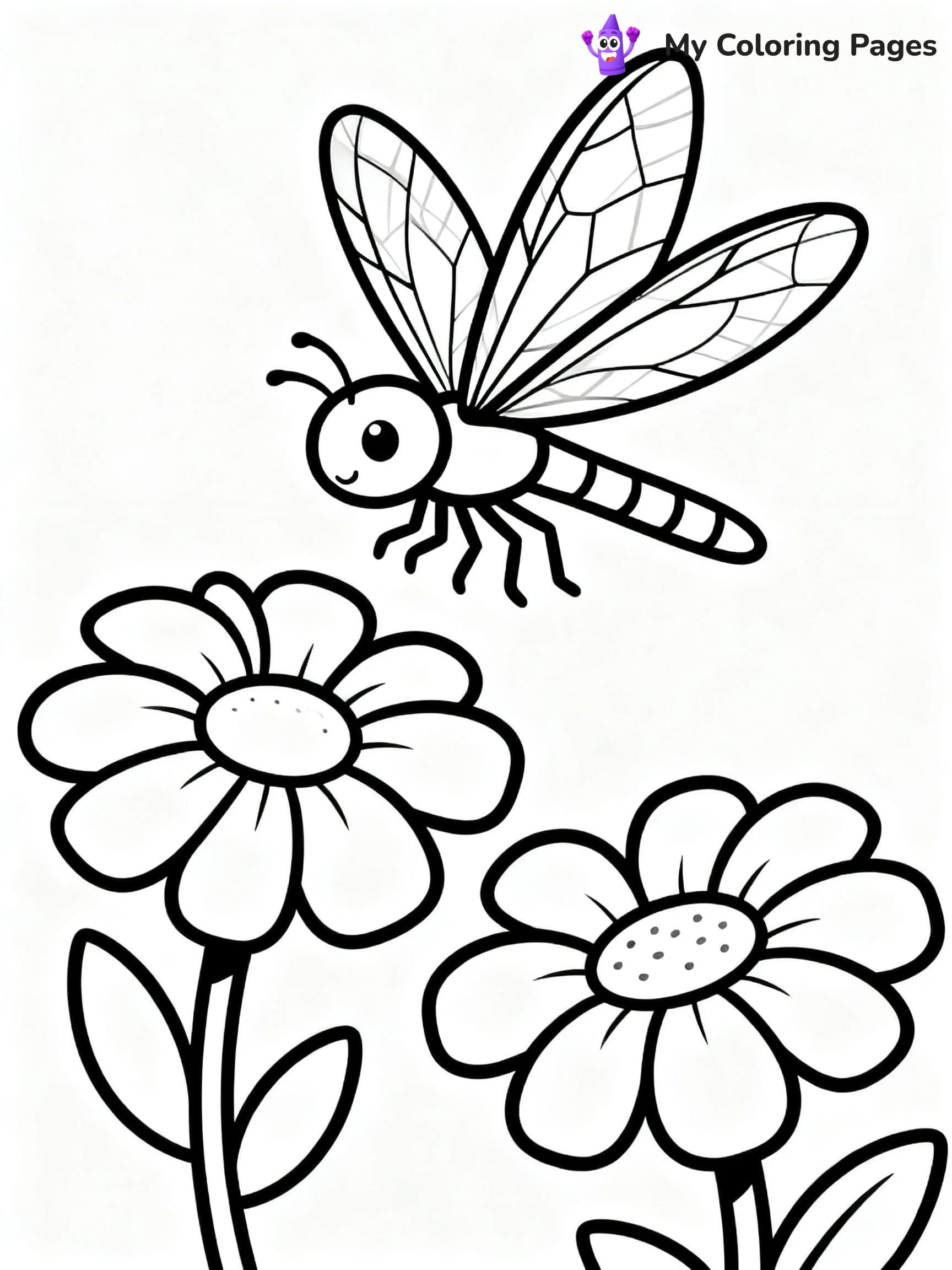 Preschool Insect Coloring Pages - 24