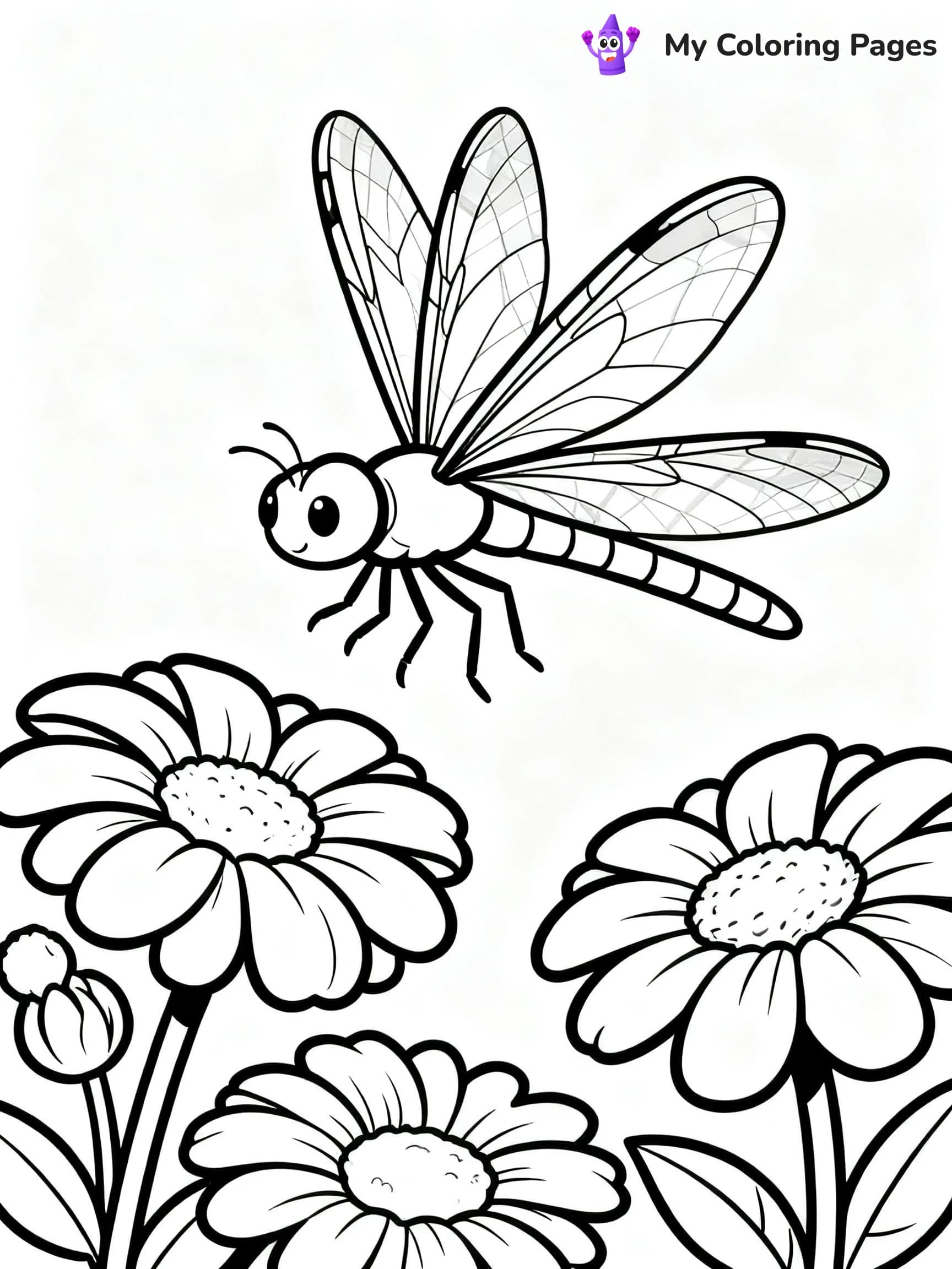 Preschool Insect Coloring Pages - 22