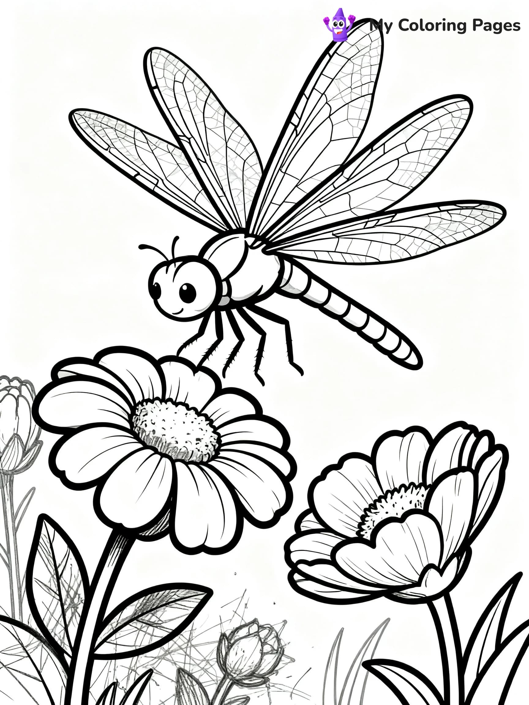 Preschool Insect Coloring Pages - 21