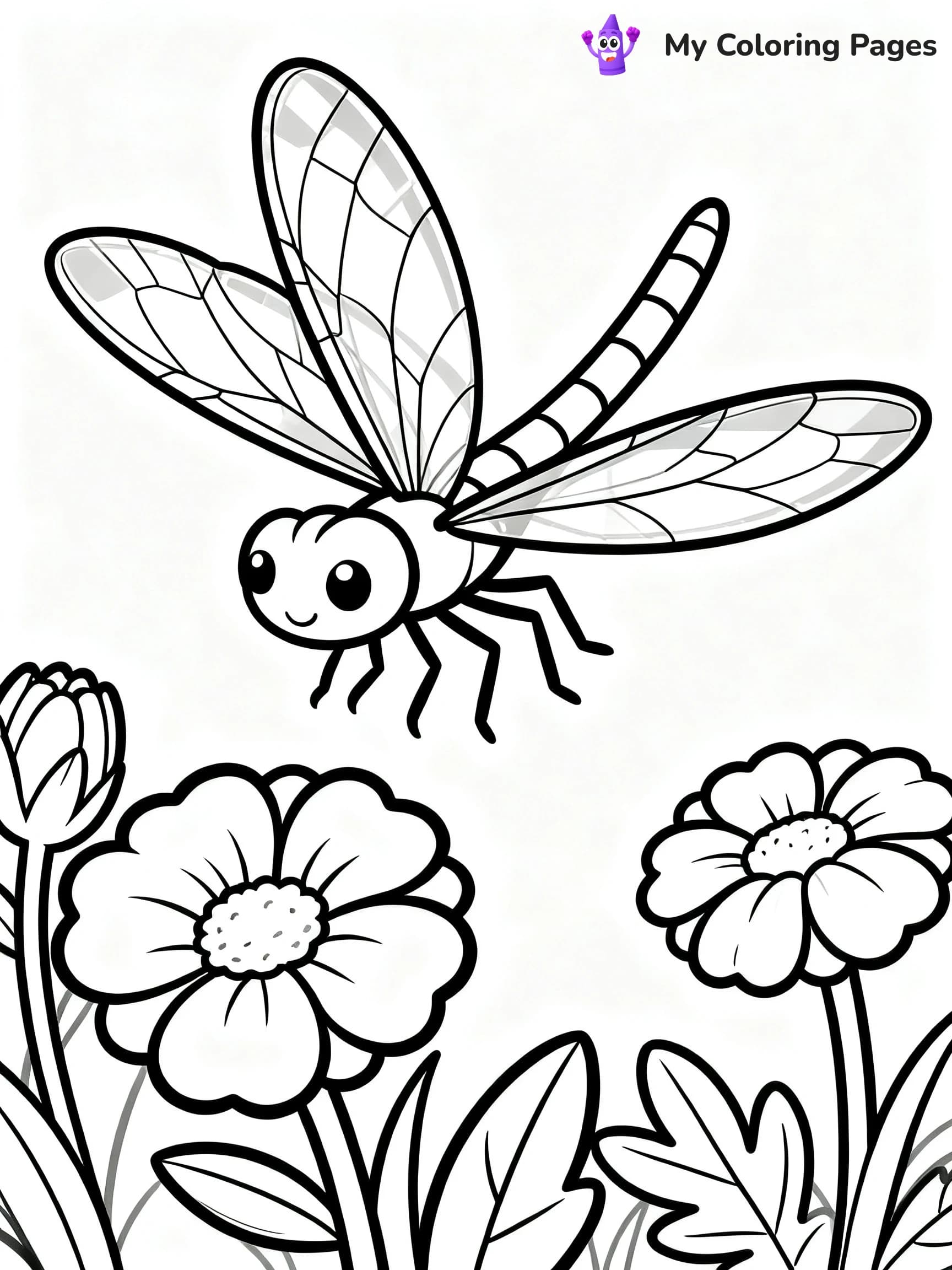 Preschool Insect Coloring Pages - 19