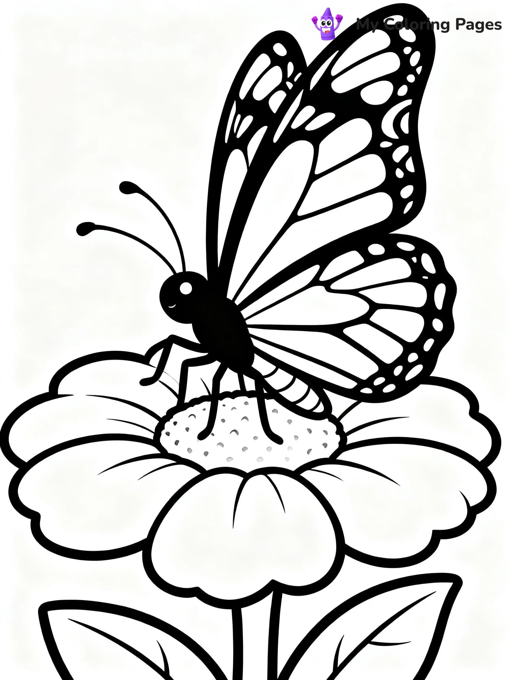 Preschool Insect Coloring Pages - 8