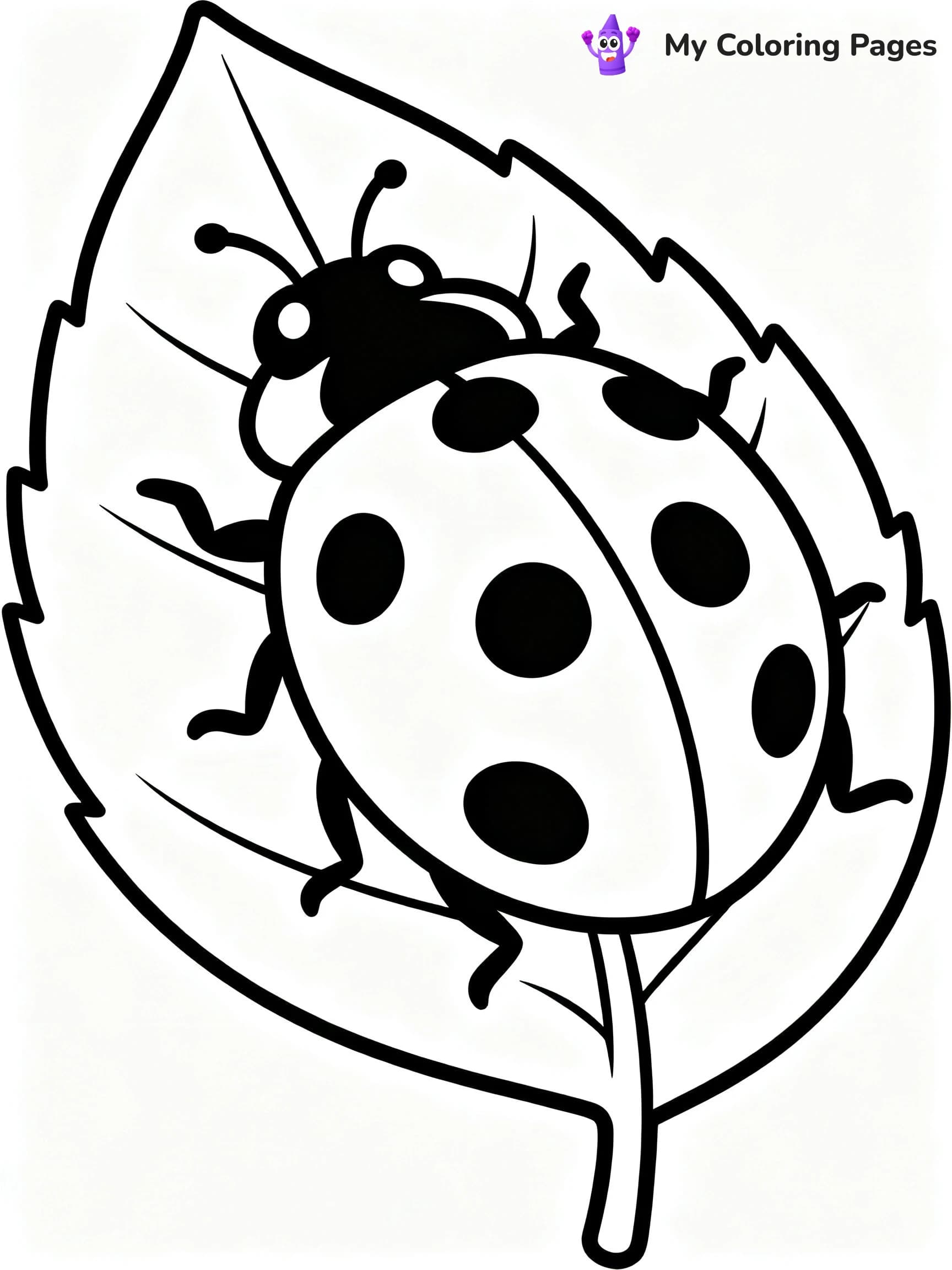 Preschool Insect Coloring Pages - 6