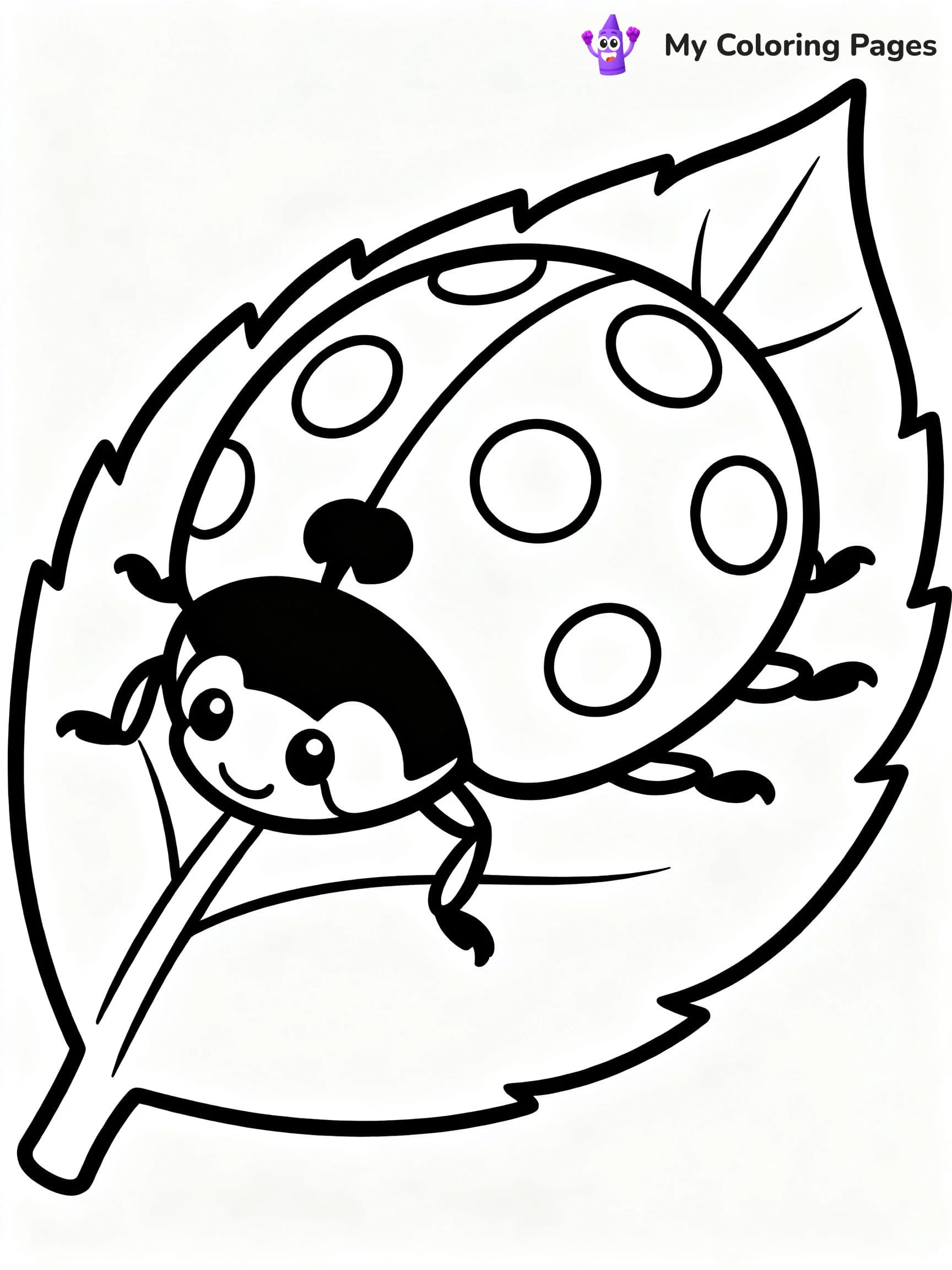 Preschool Insect Coloring Pages - 5
