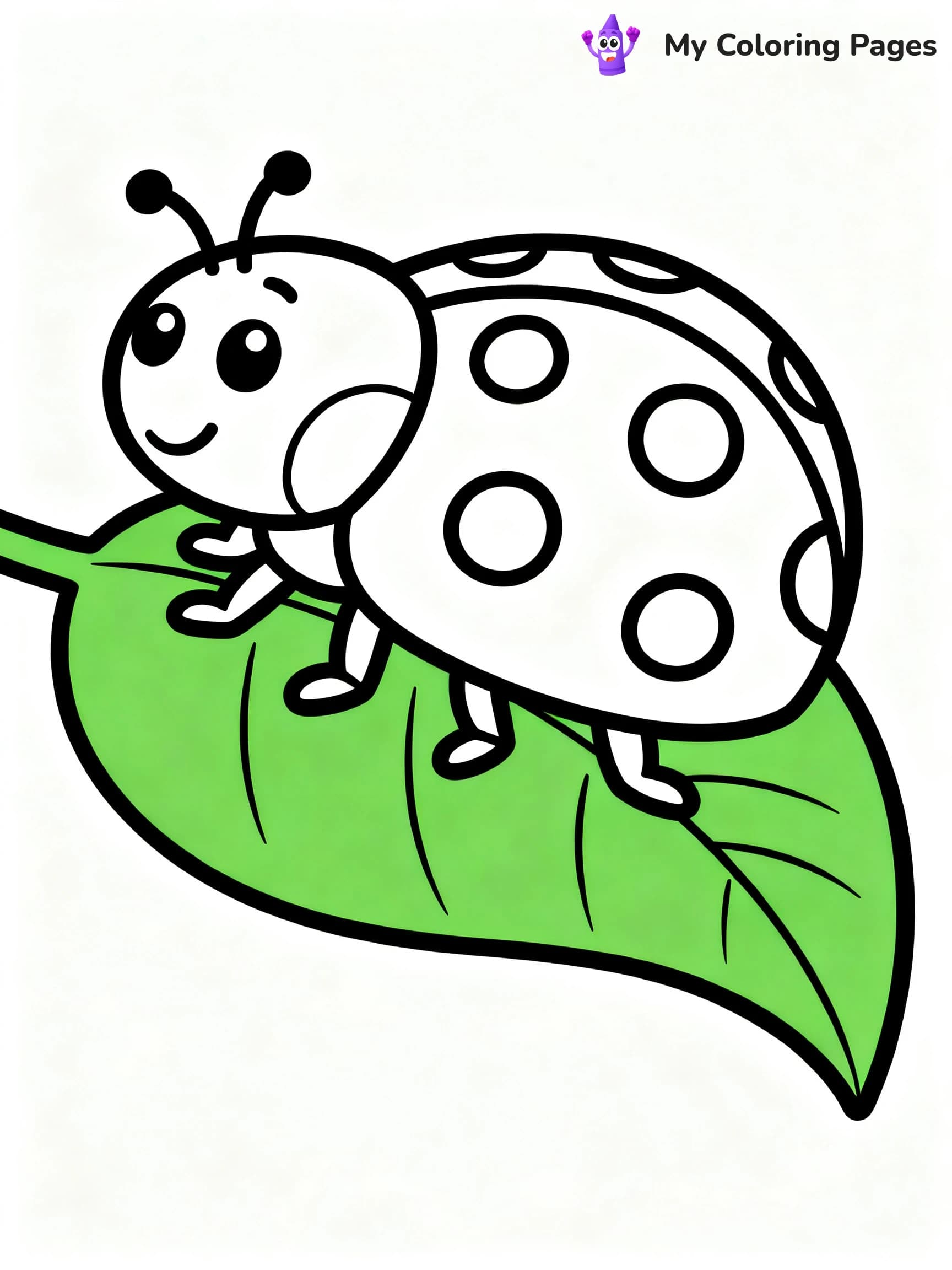 Preschool Insect Coloring Pages - 4
