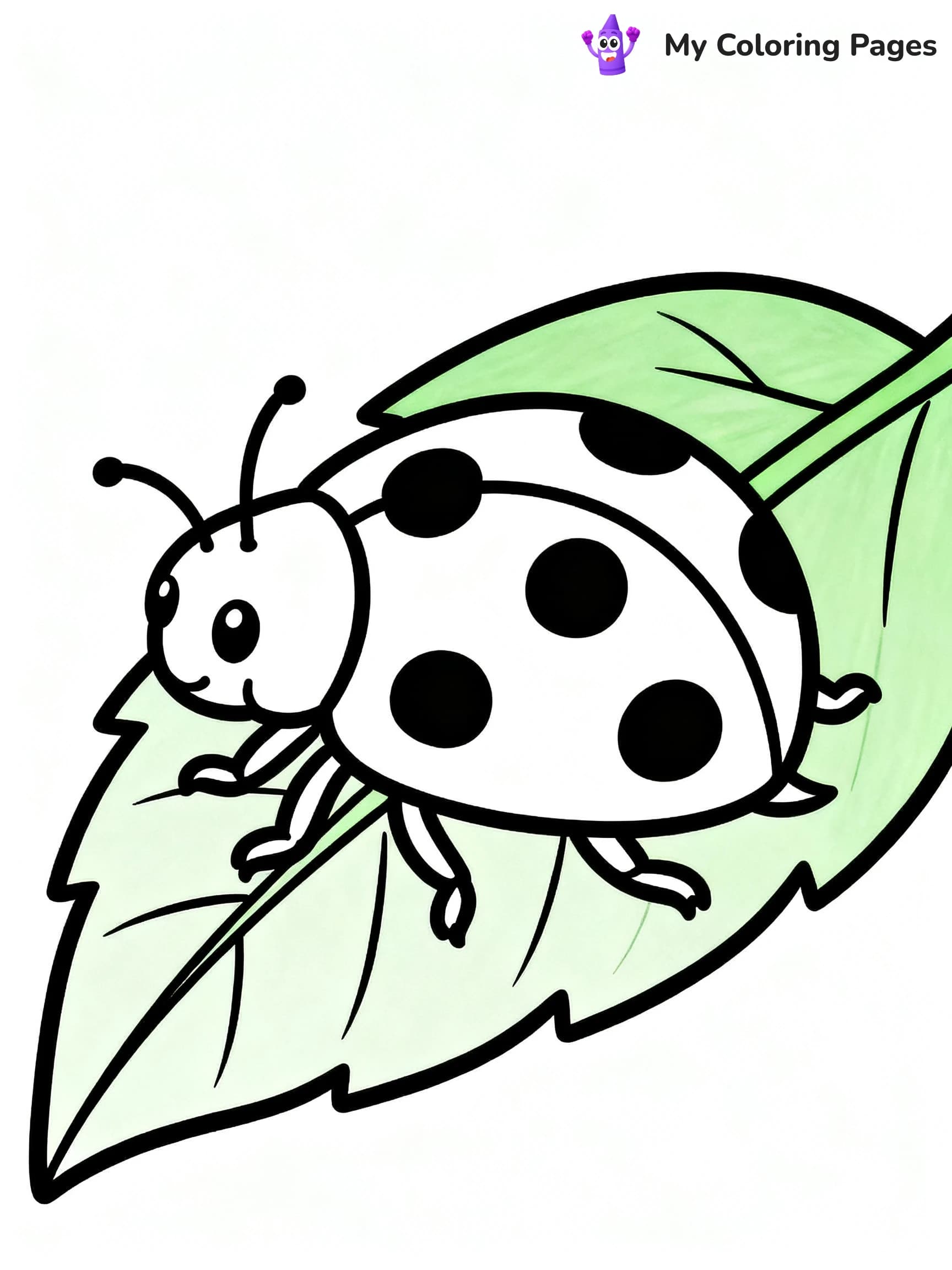 Preschool Insect Coloring Pages - 2