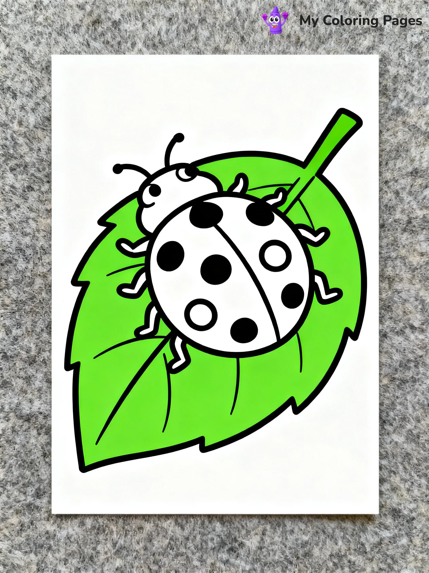 Preschool Insect Coloring Pages - 1