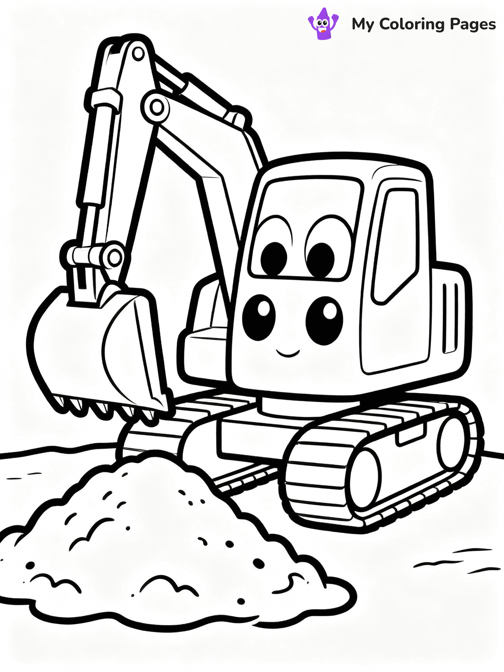 Excavator Coloring Pages - 32