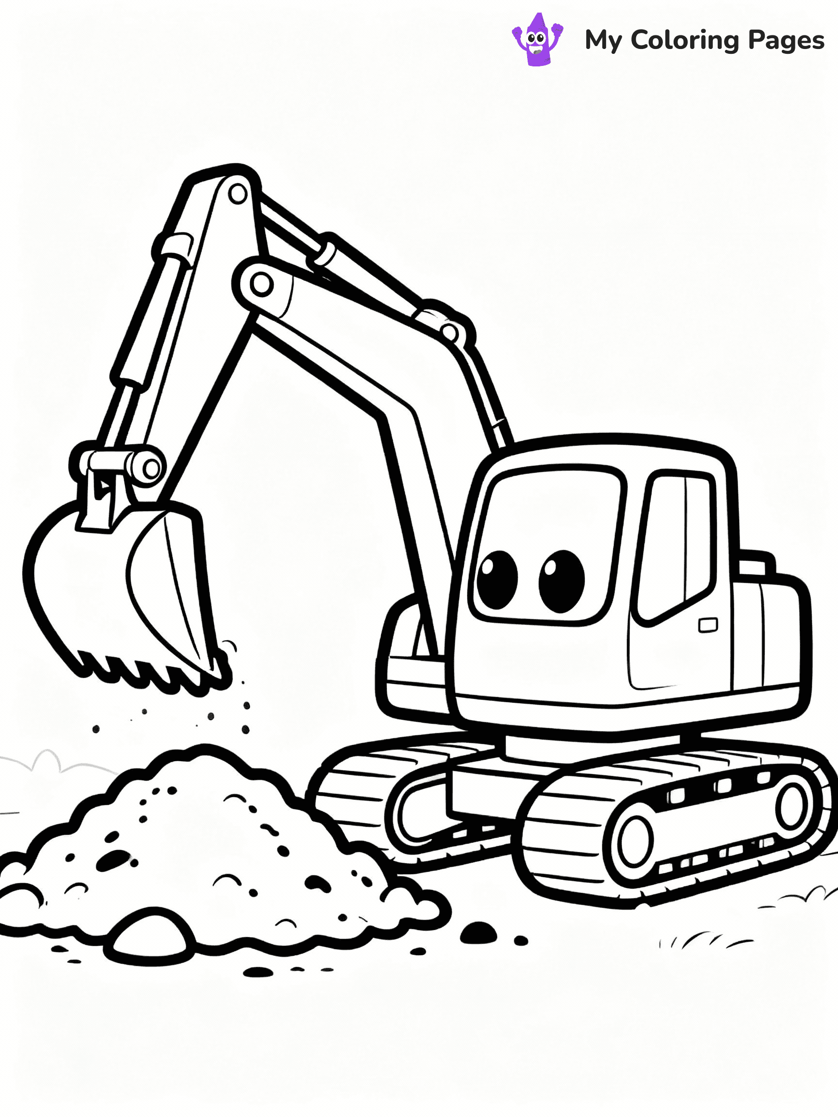 Excavator Coloring Pages - 31