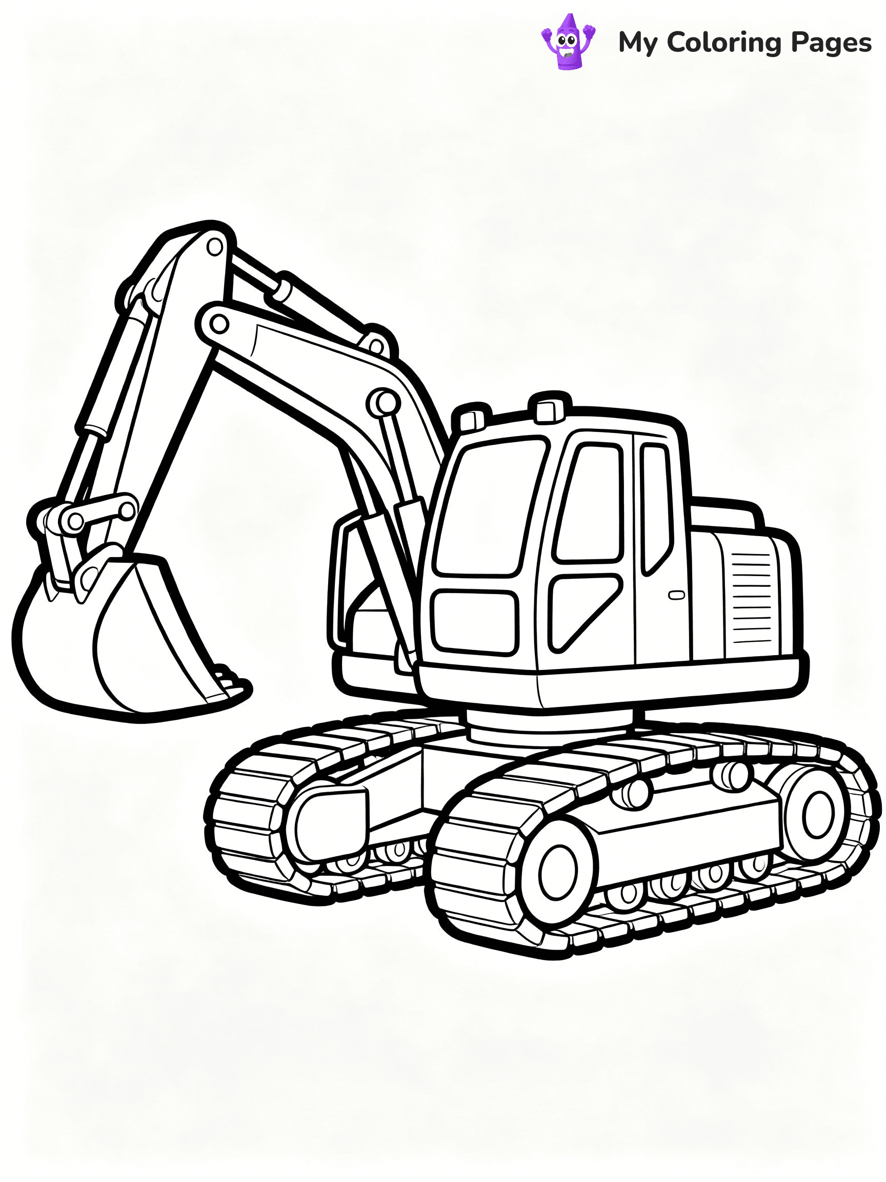 Excavator Coloring Pages - 30