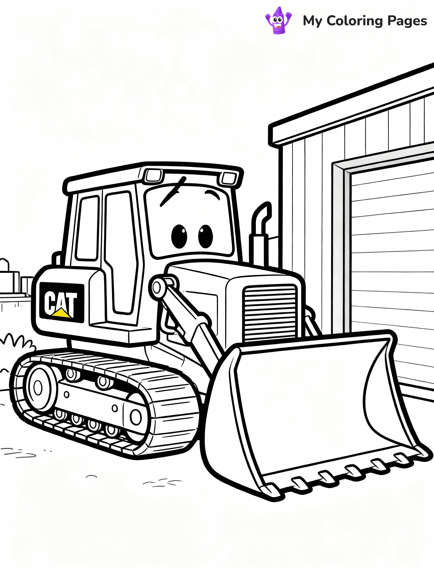 Excavator Coloring Pages - 23