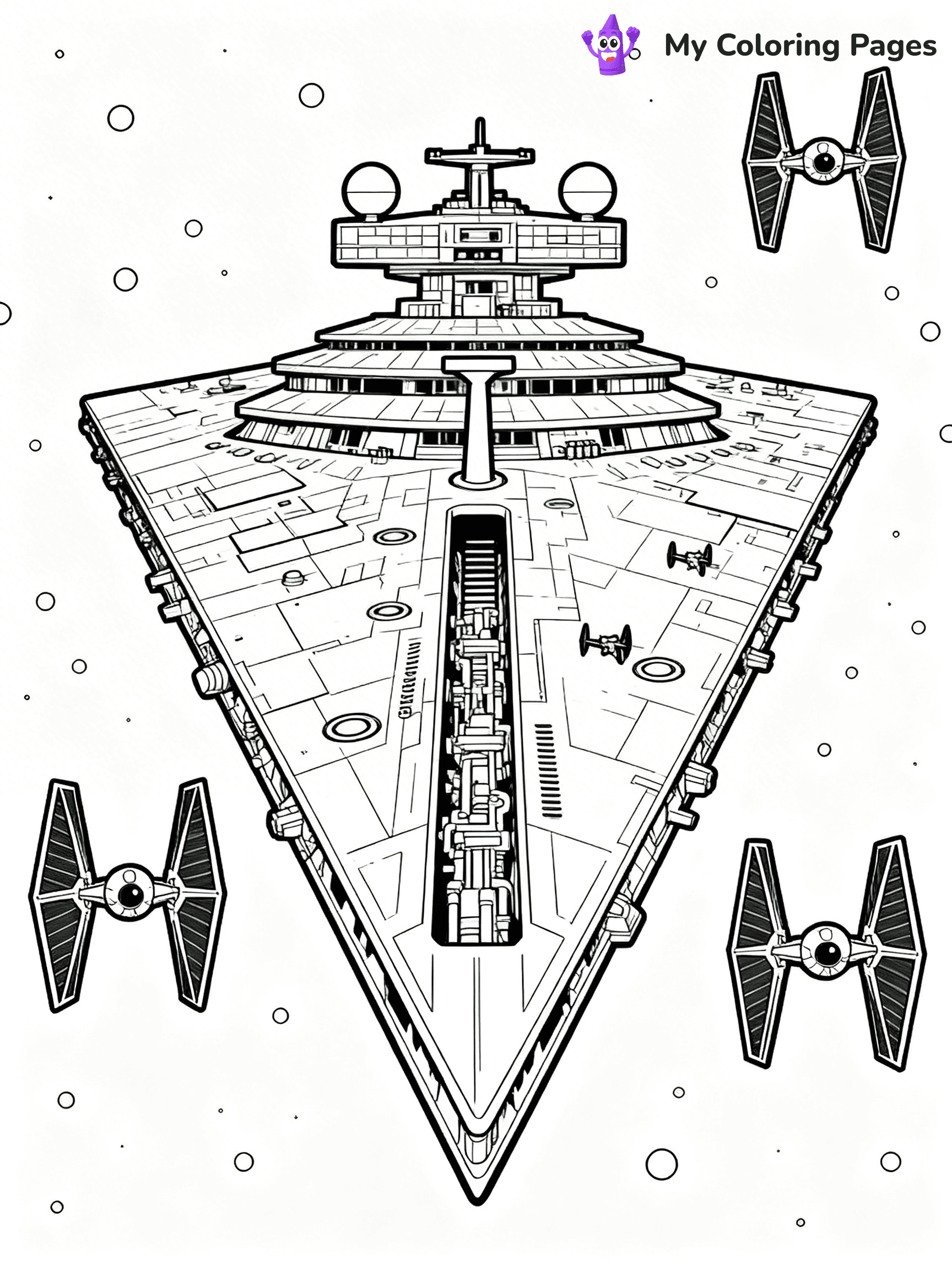 Star Destroyer Coloring Pages - 21