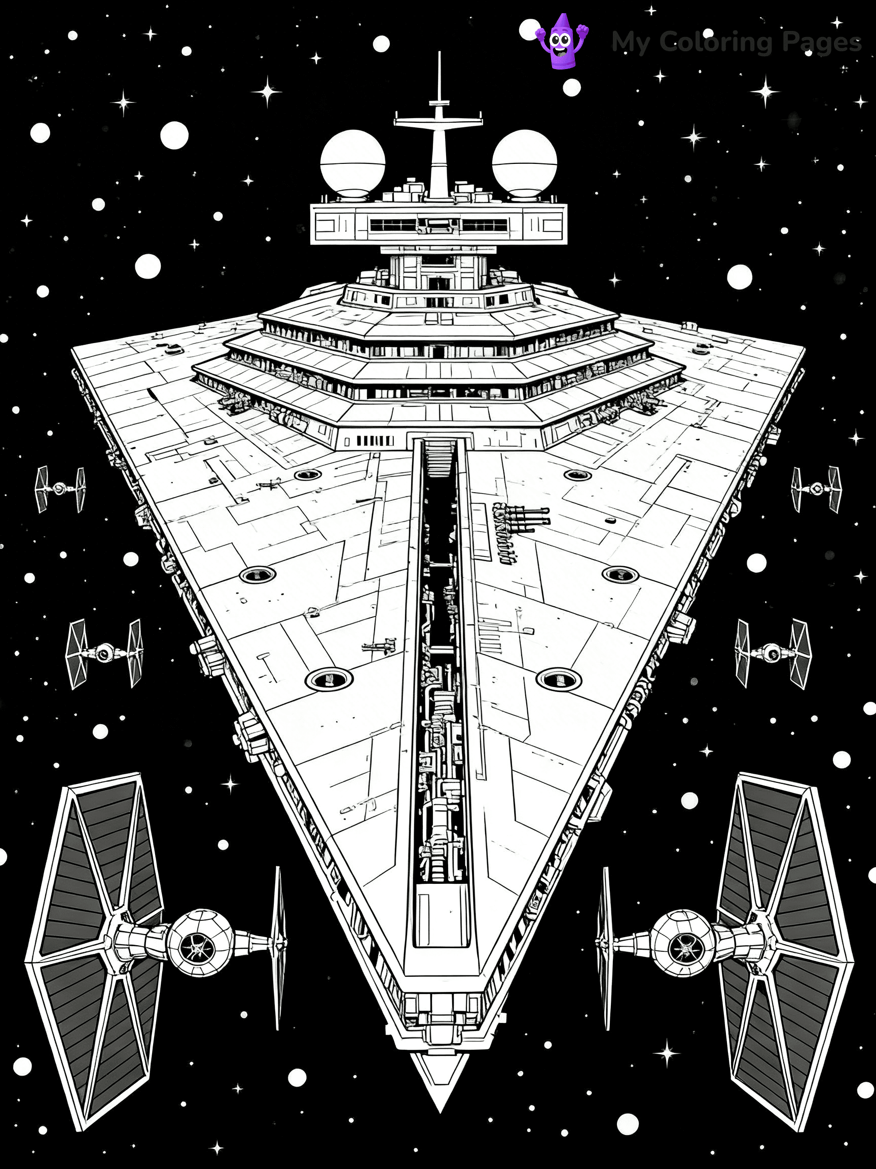 Star Destroyer Coloring Pages - 18