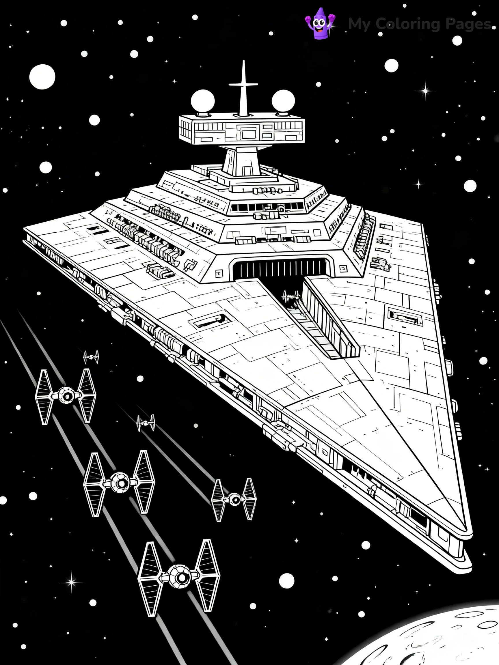 Star Destroyer Coloring Pages - 13
