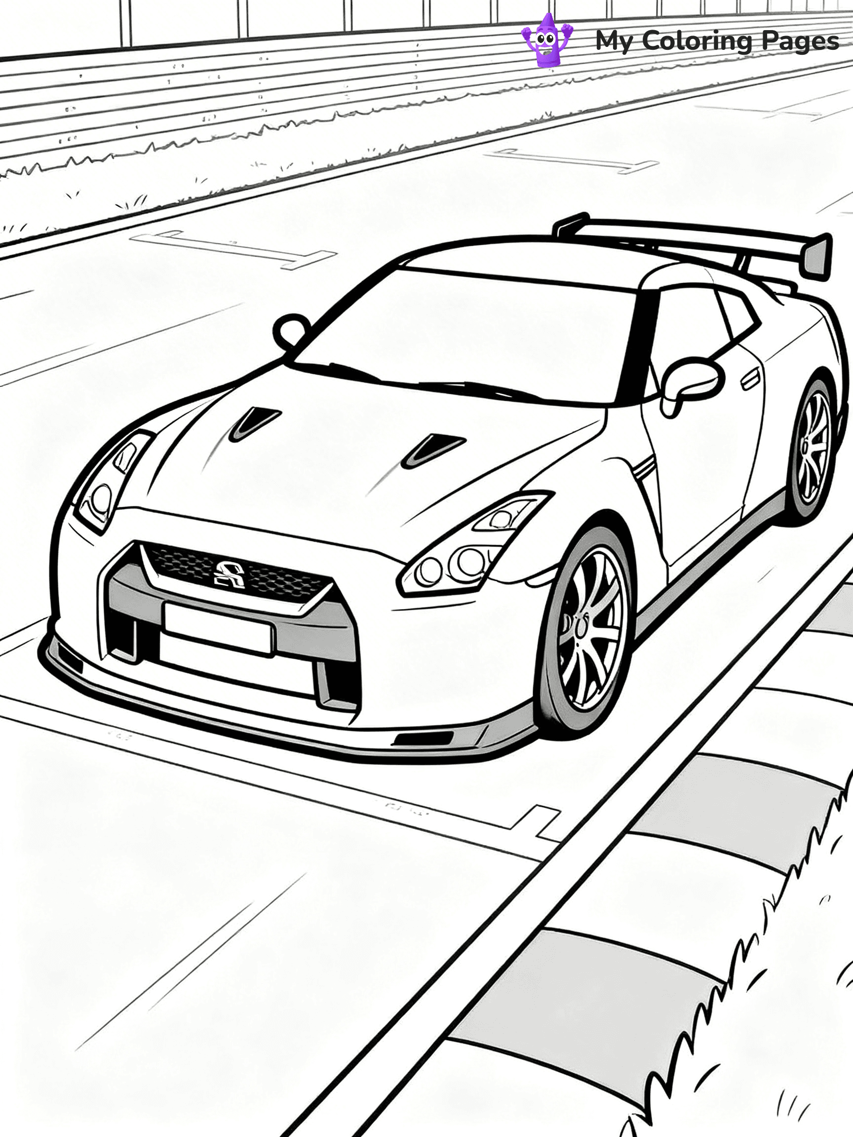 GTR Coloring Pages - 4