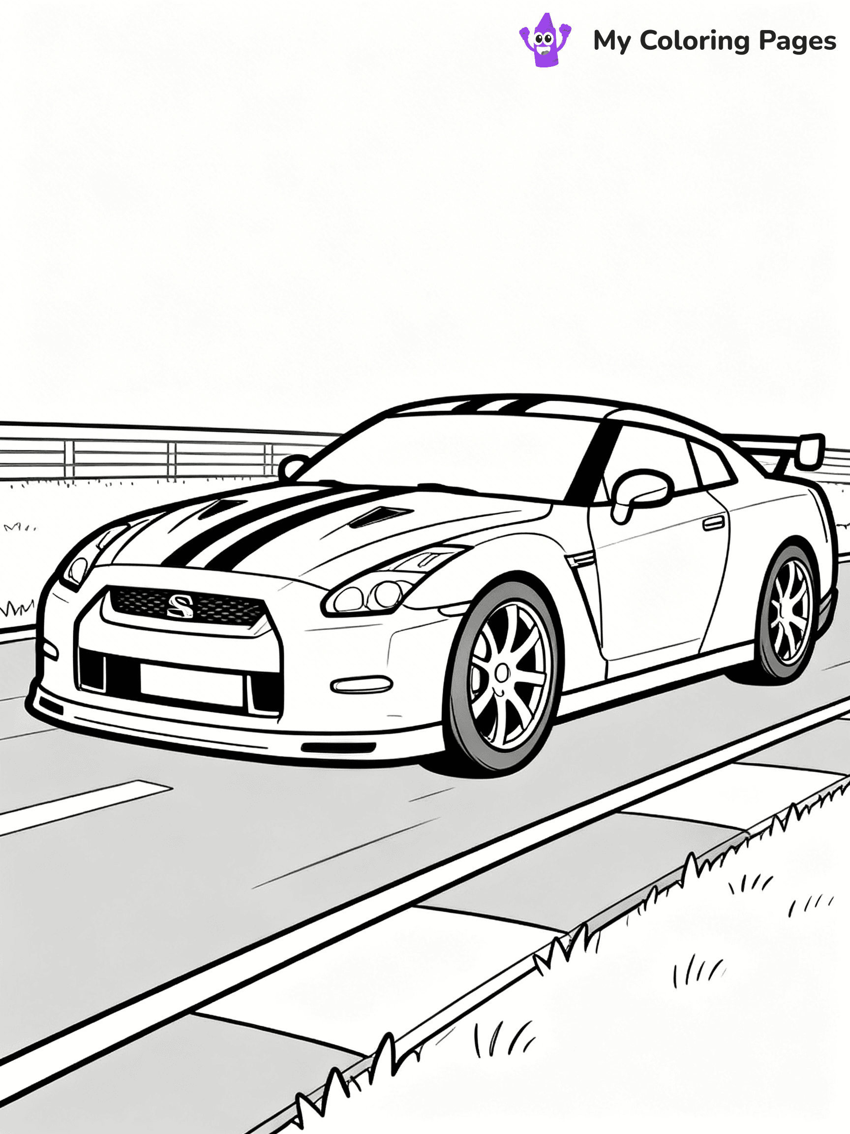 GTR Coloring Pages - 2