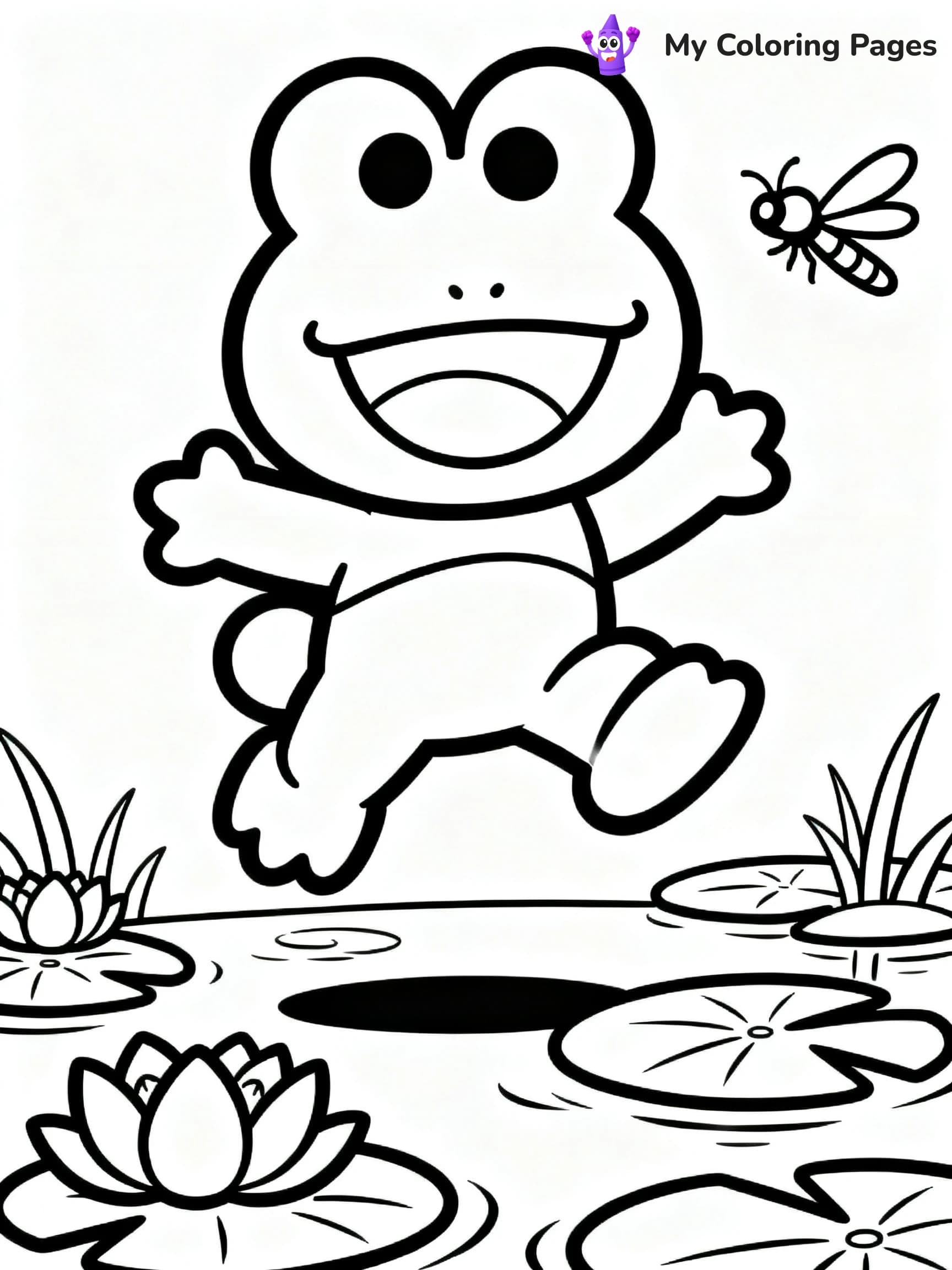Hello Kitty Flower Coloring Pages - 10