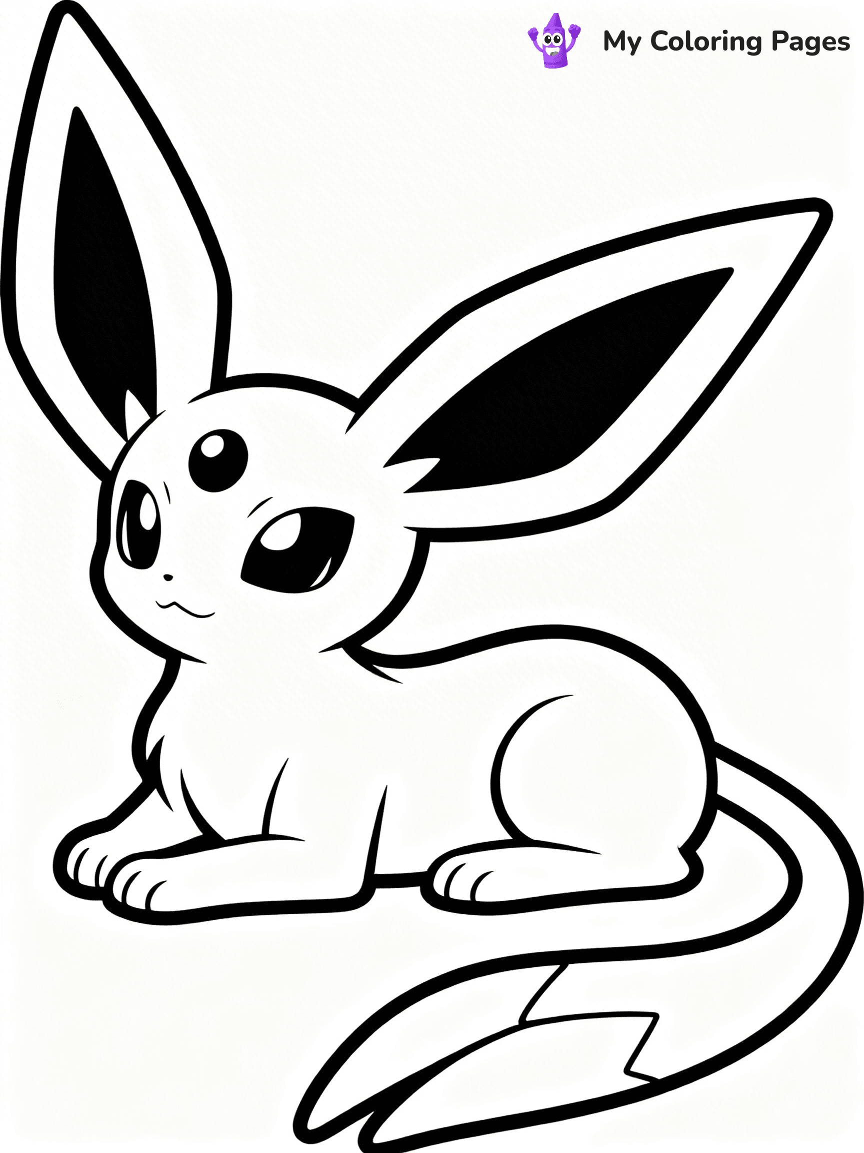 Espeon Coloring Pages - 32