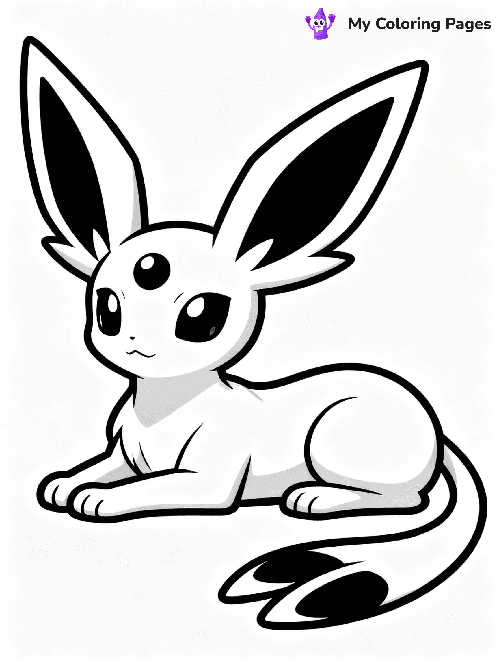 Espeon Coloring Pages - 31