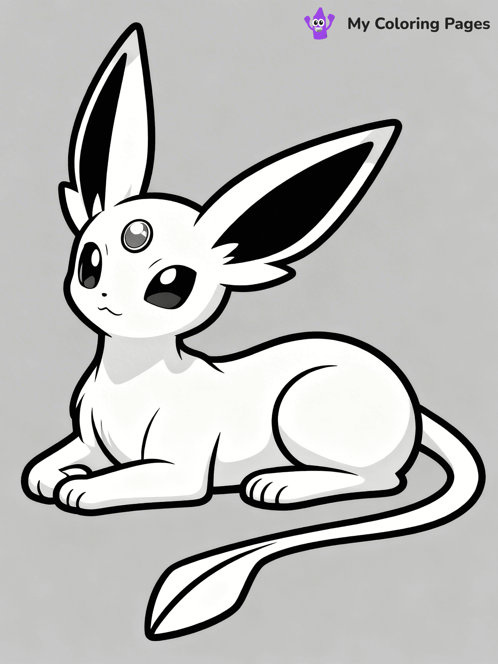 Espeon Coloring Pages - 30